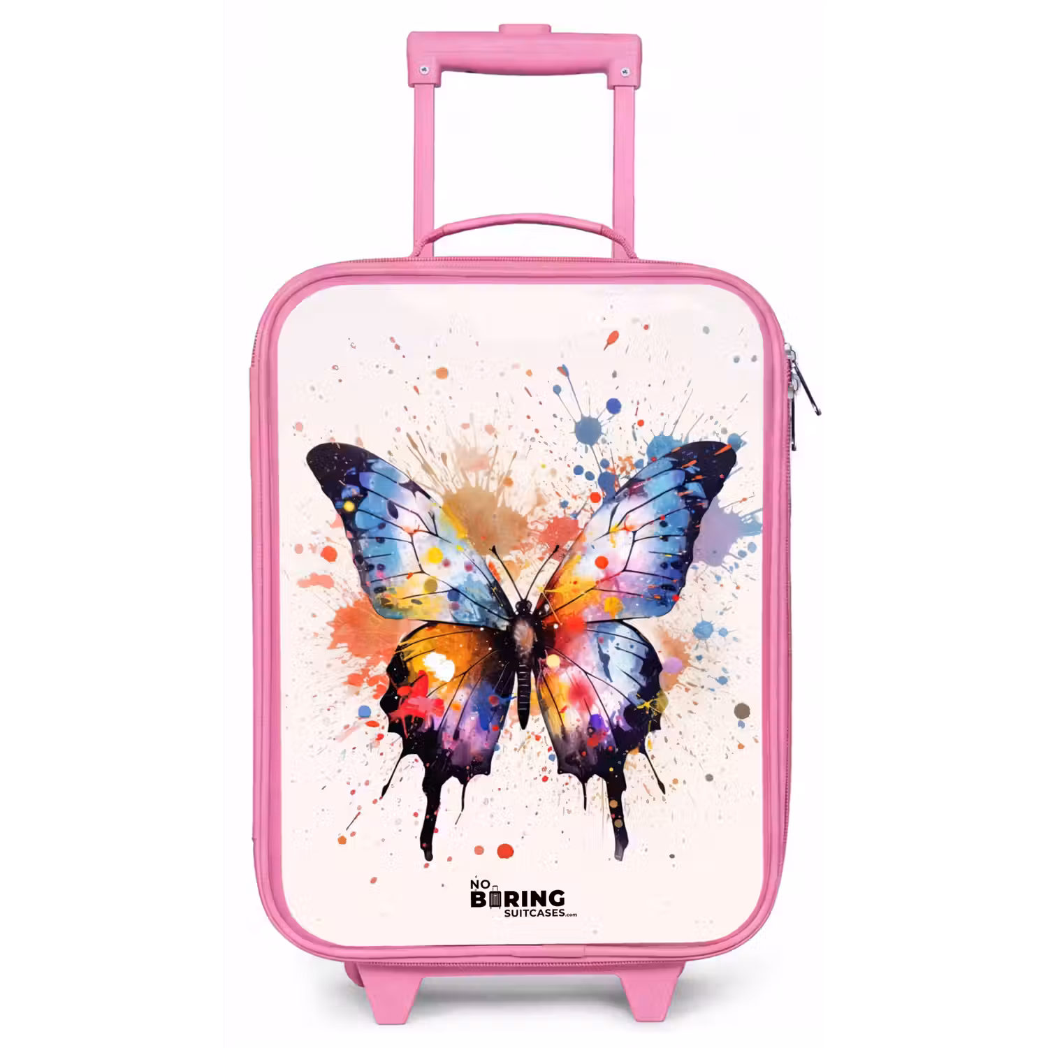 Vlinderexplosie Kinderkoffer - Roze klein -zz3dotto