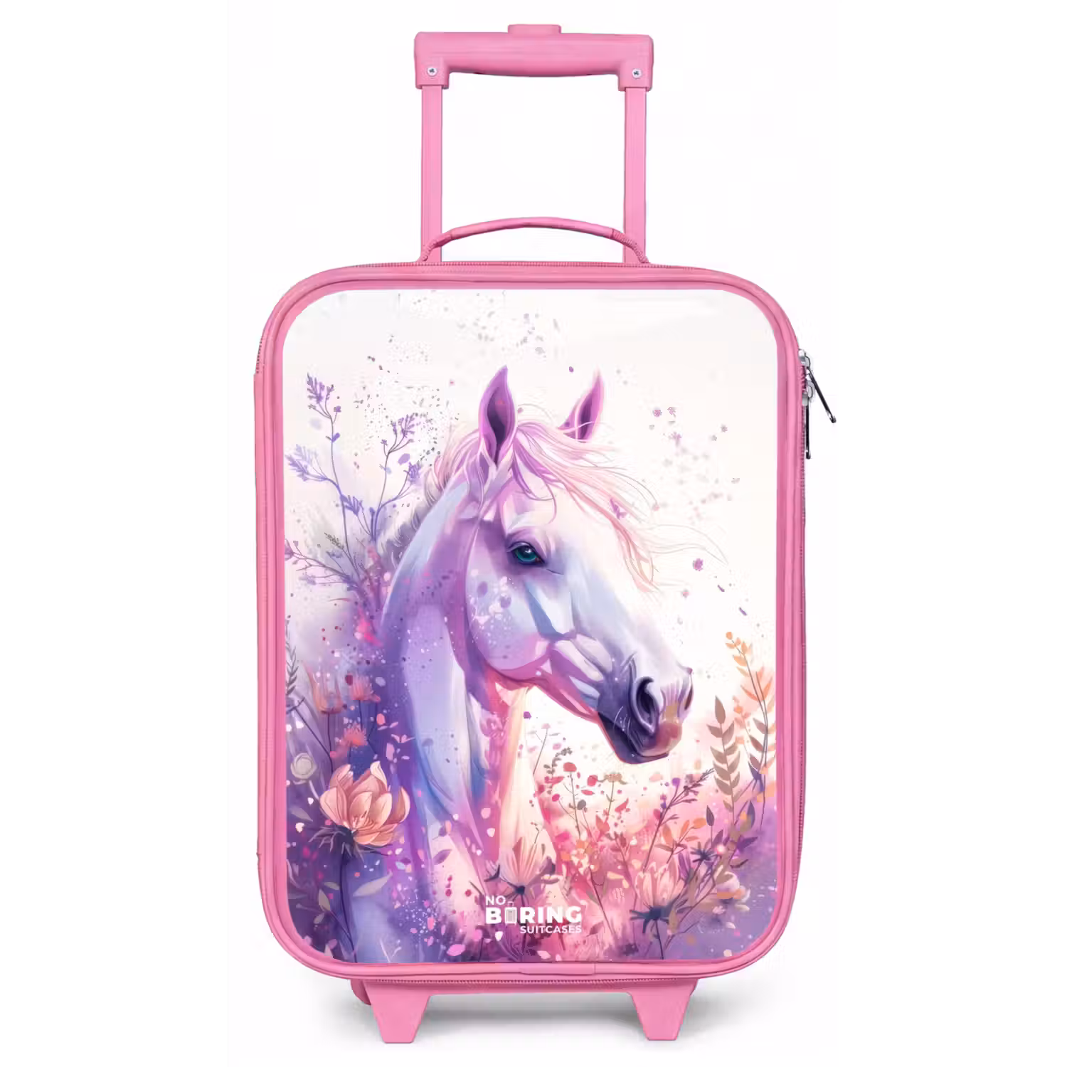 Parelachtige Pony Kinderkoffer - Roze klein -zz3dotto