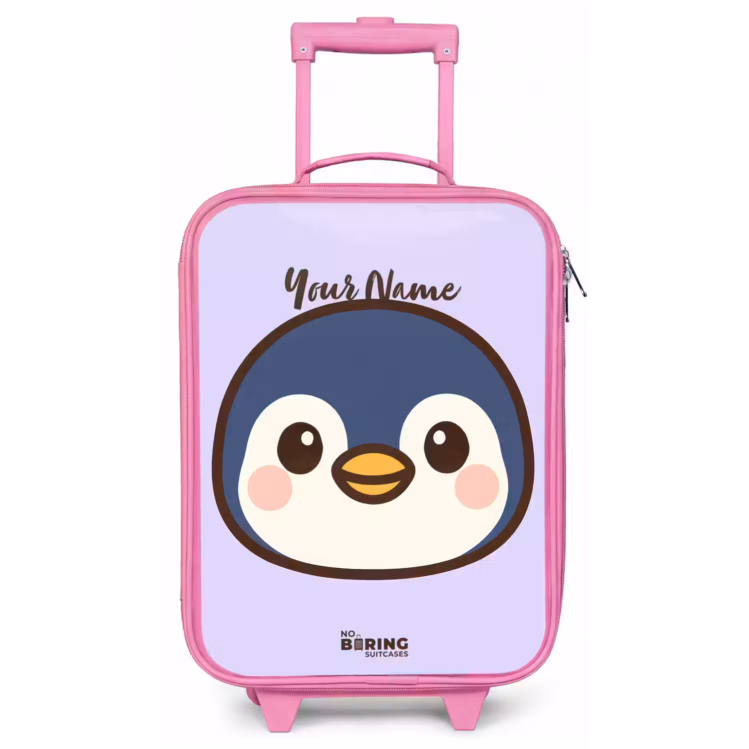 Pinguïn Kinderkoffer - Roze klein -zz3dotto
