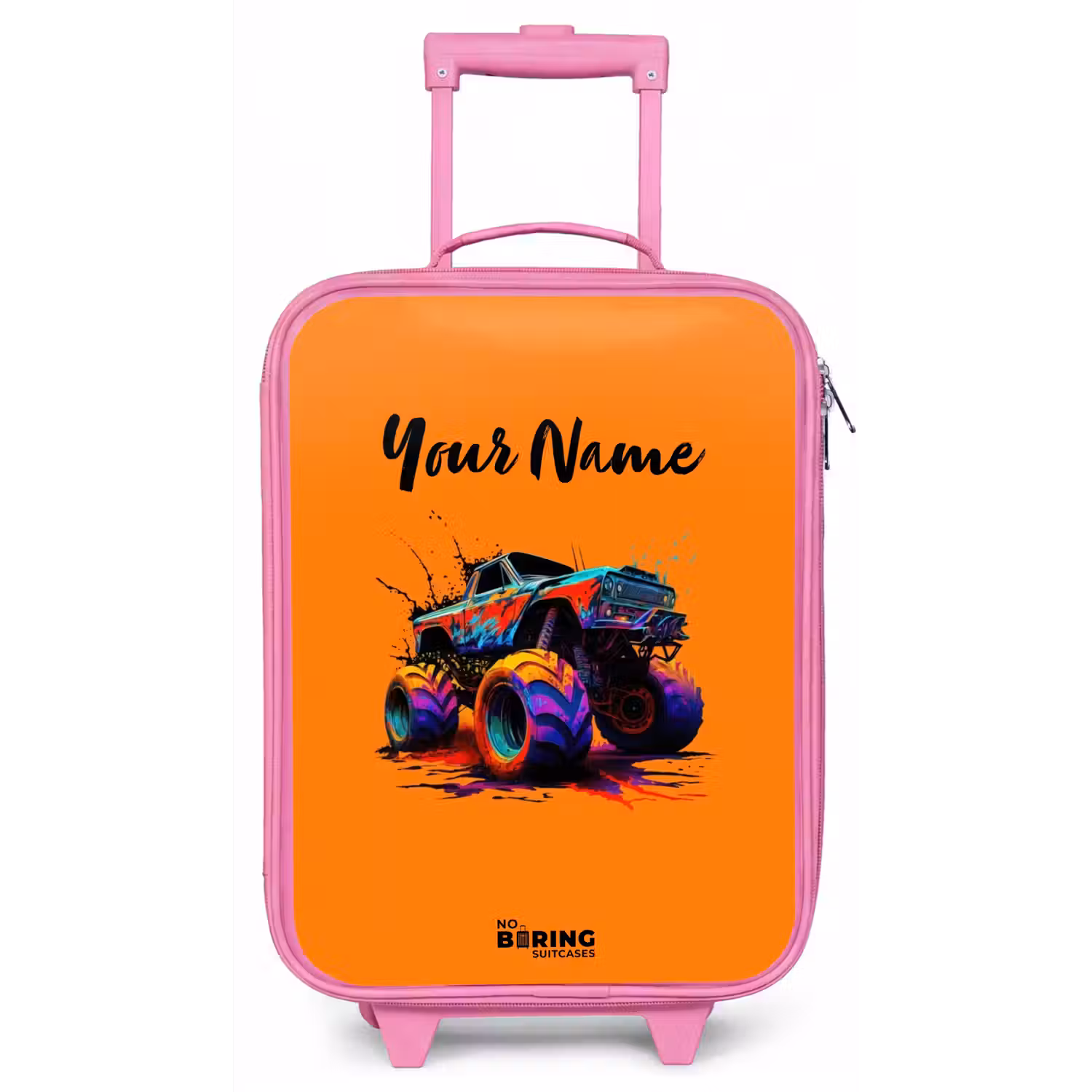 Rainbow Wheels Kinderkoffer - Roze klein -zz3dotto