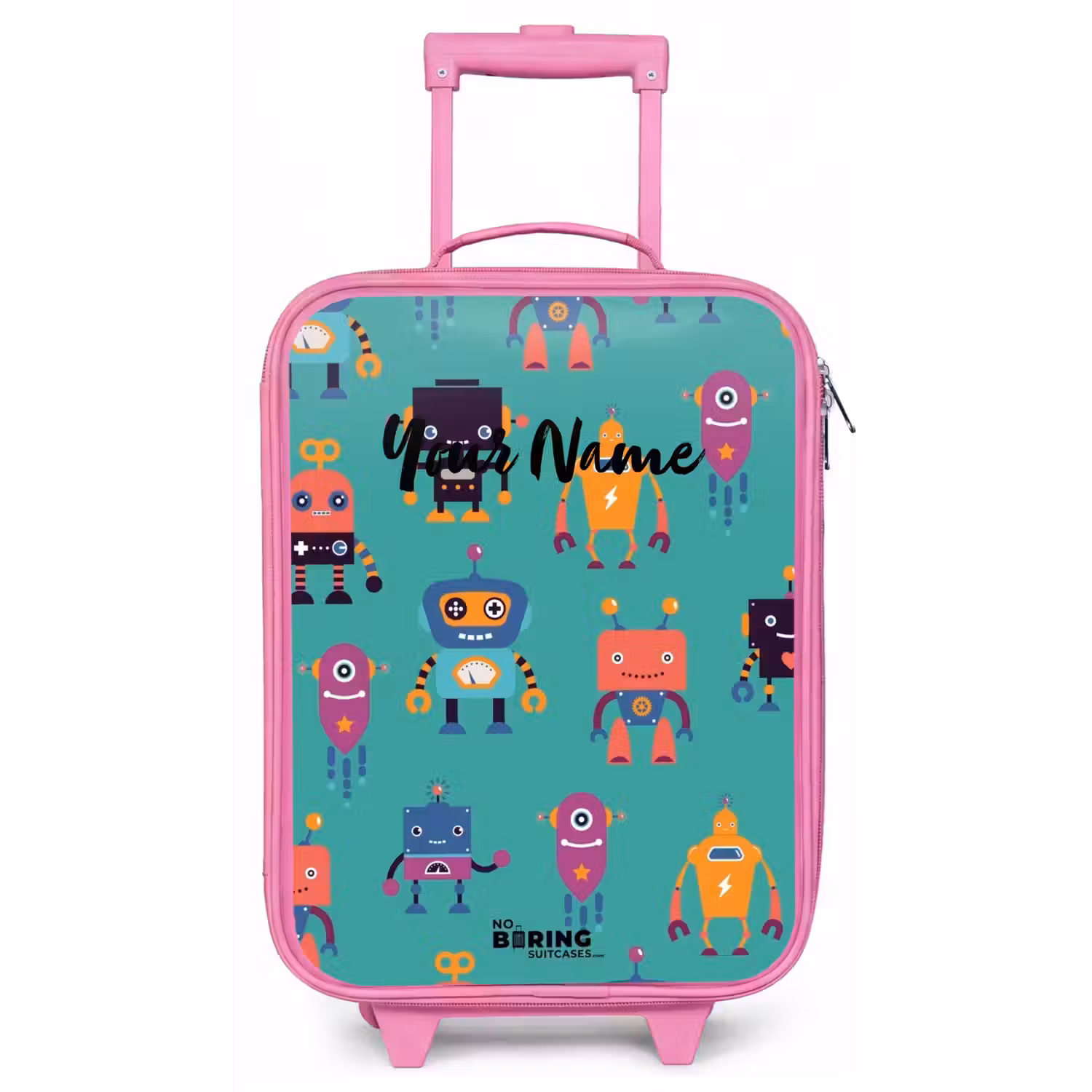 Robo rave Kinderkoffer - Roze klein -zz3dotto