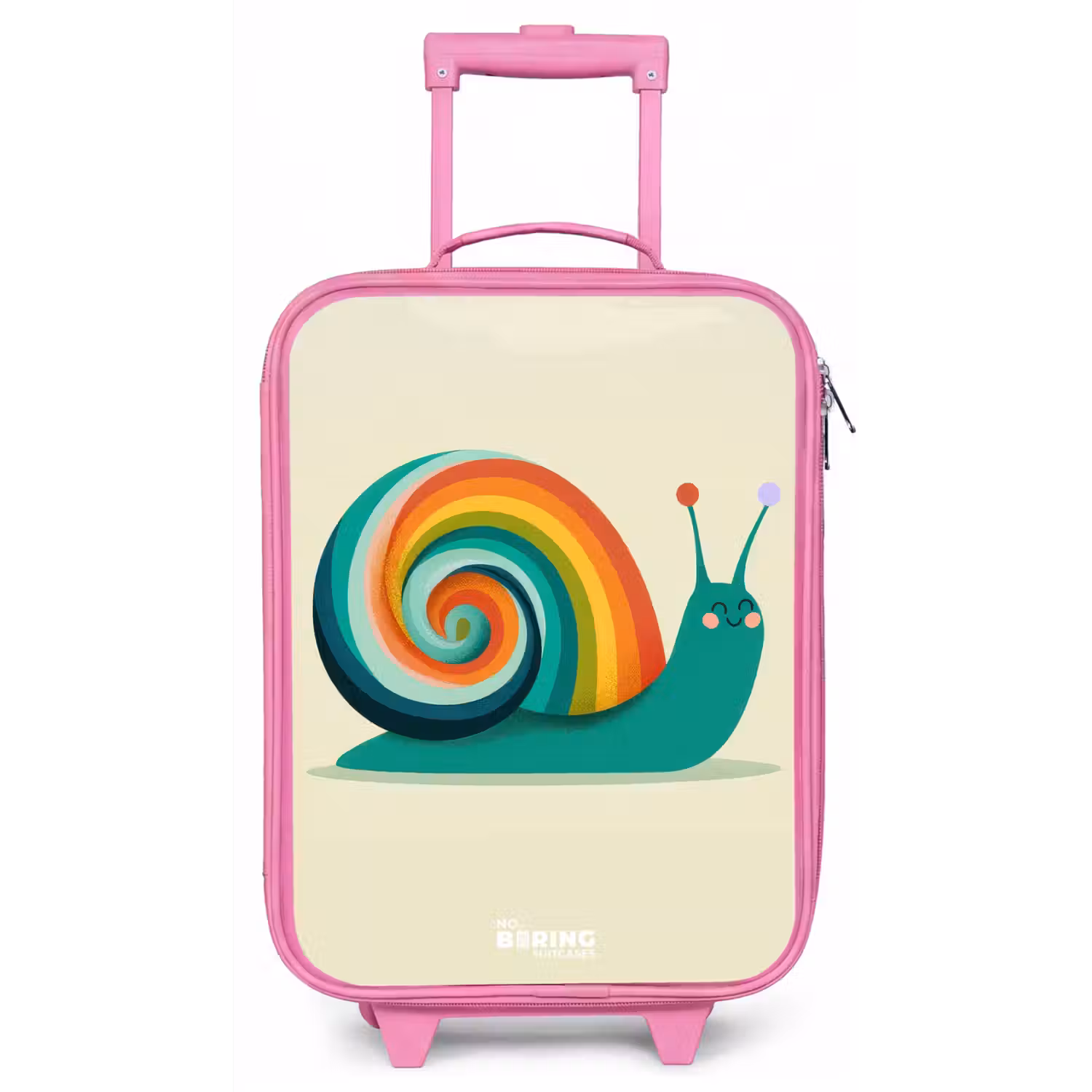 Slak - Regenboog - Kleurrijk Kinderkoffer - Roze klein -zz3dotto