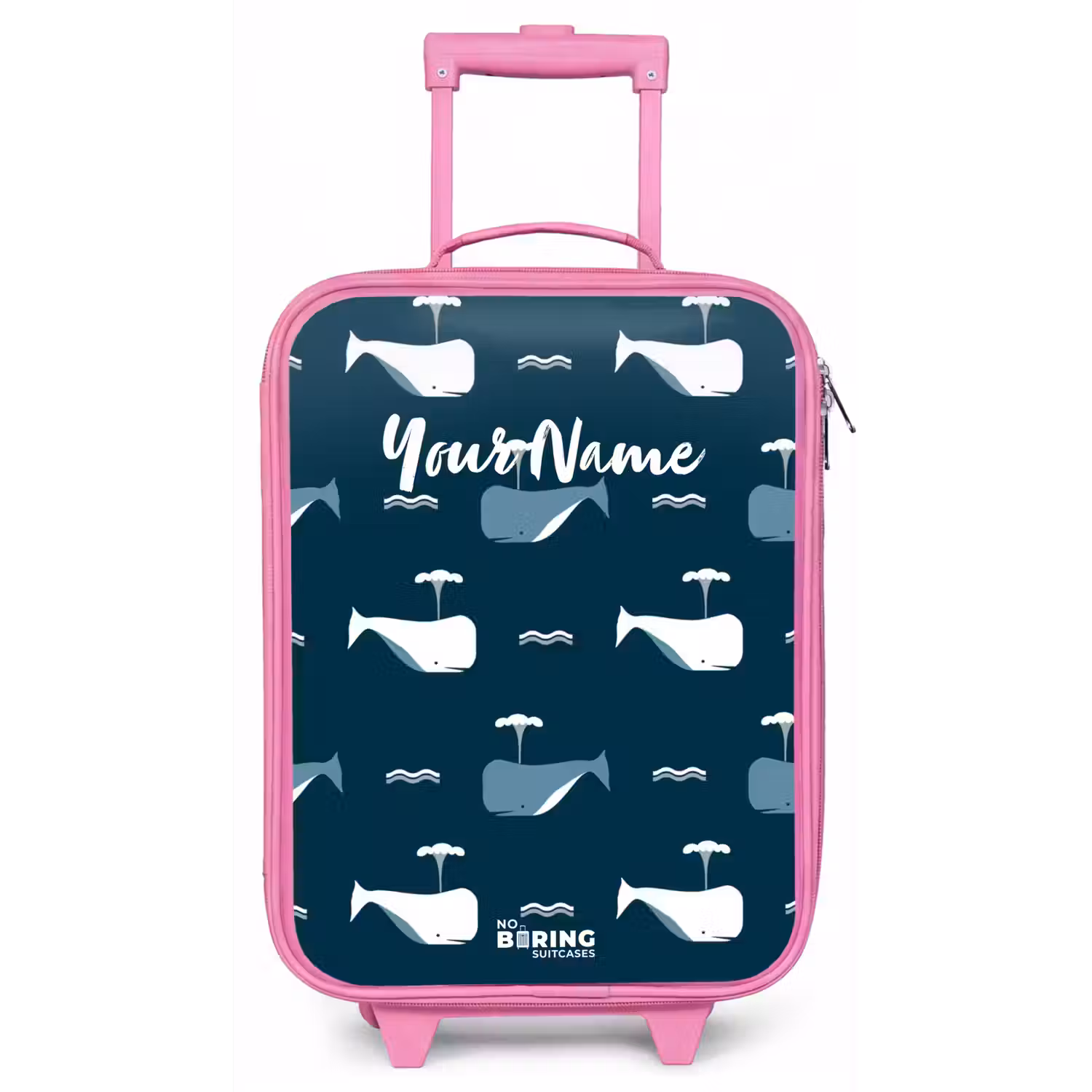 Walvisweelde Kinderkoffer - Roze klein -zz3dotto