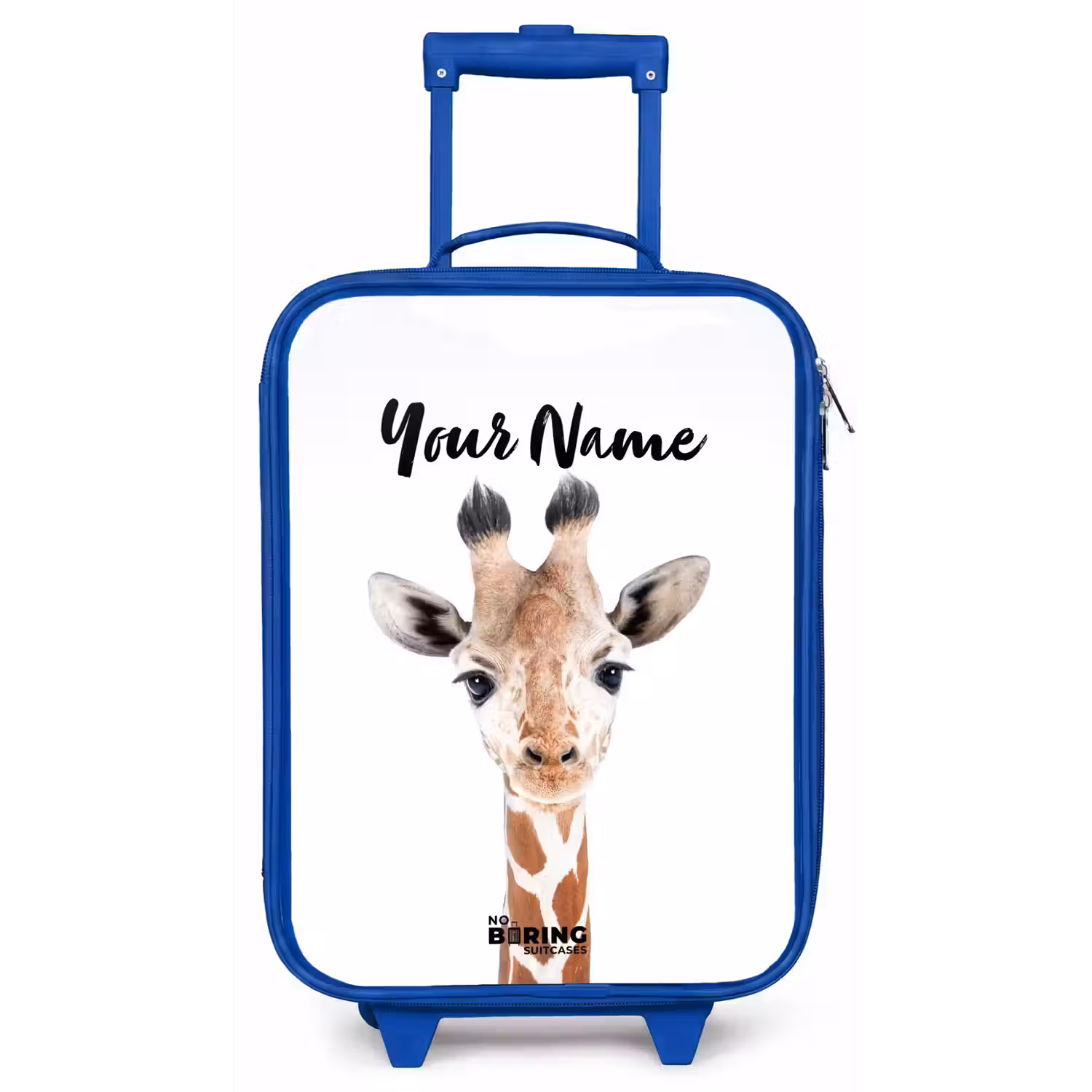 Gerrie Giraffe Kinderkoffer - Blauw klein -zz3dotto