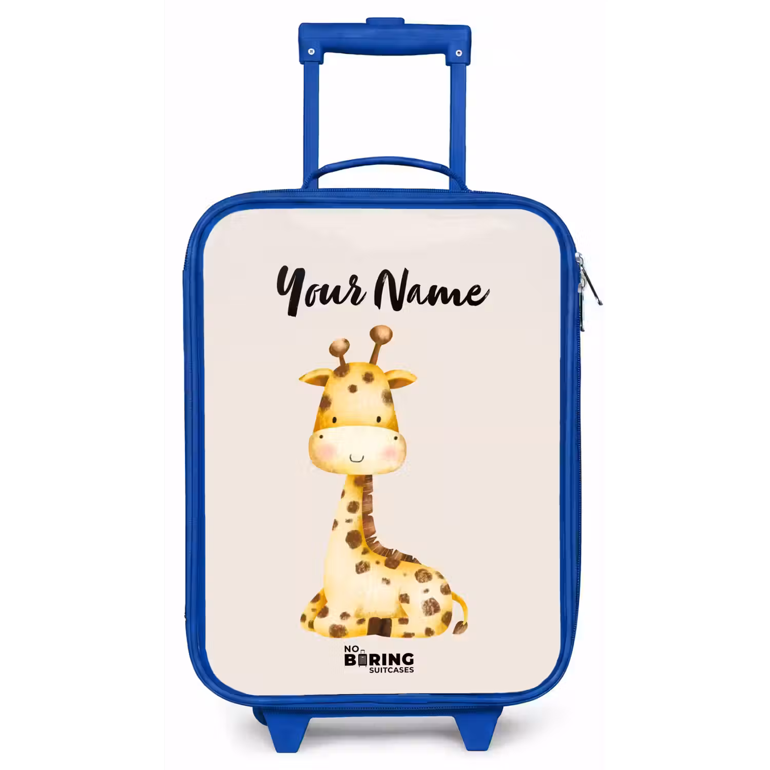 Gigi Giraffe Kinderkoffer - Blauw klein -zz3dotto