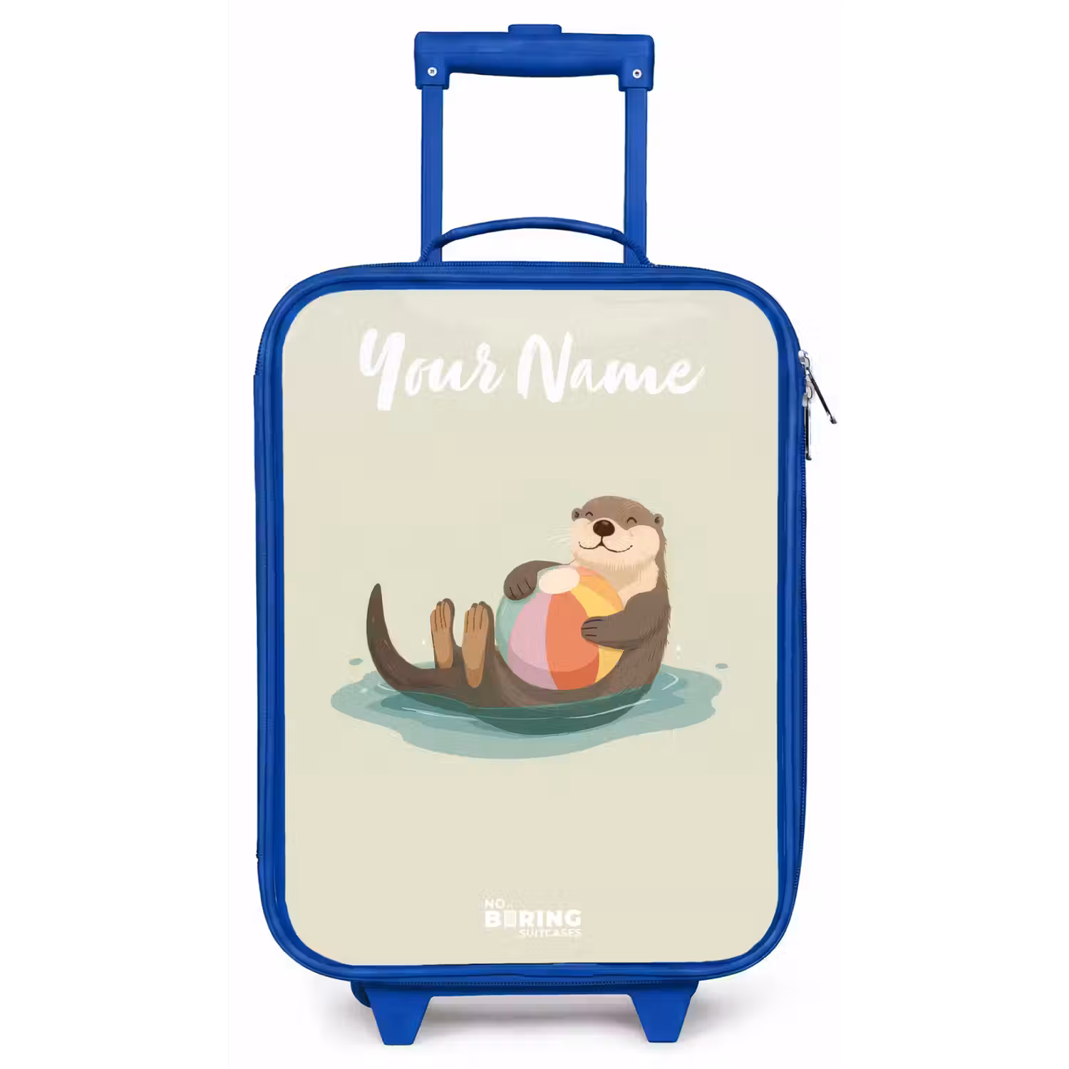Otter - Strandbal - Water Kinderkoffer - Blauw klein -zz3dotto