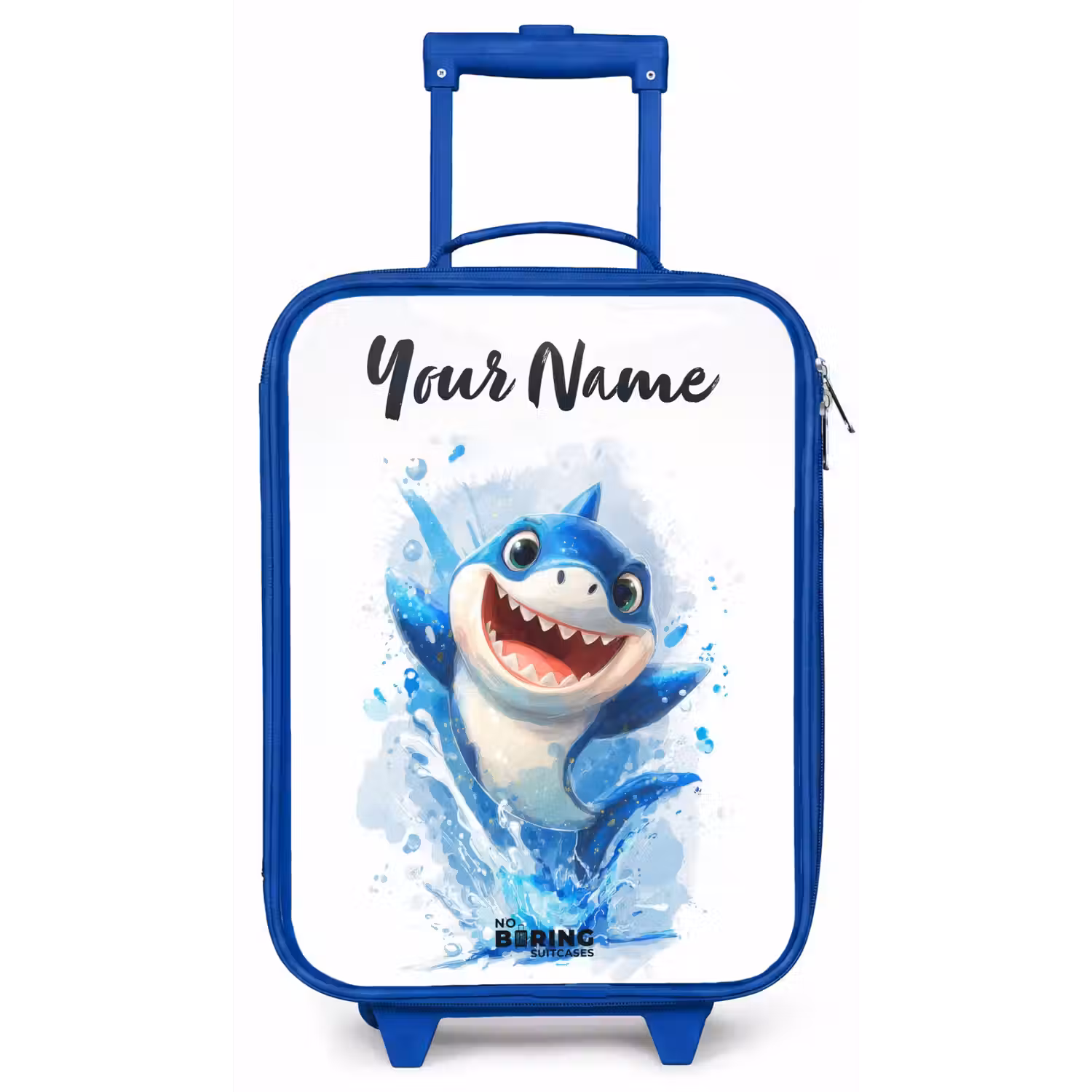 Haai - Tanden - Water Kinderkoffer - Blauw klein -zz3dotto