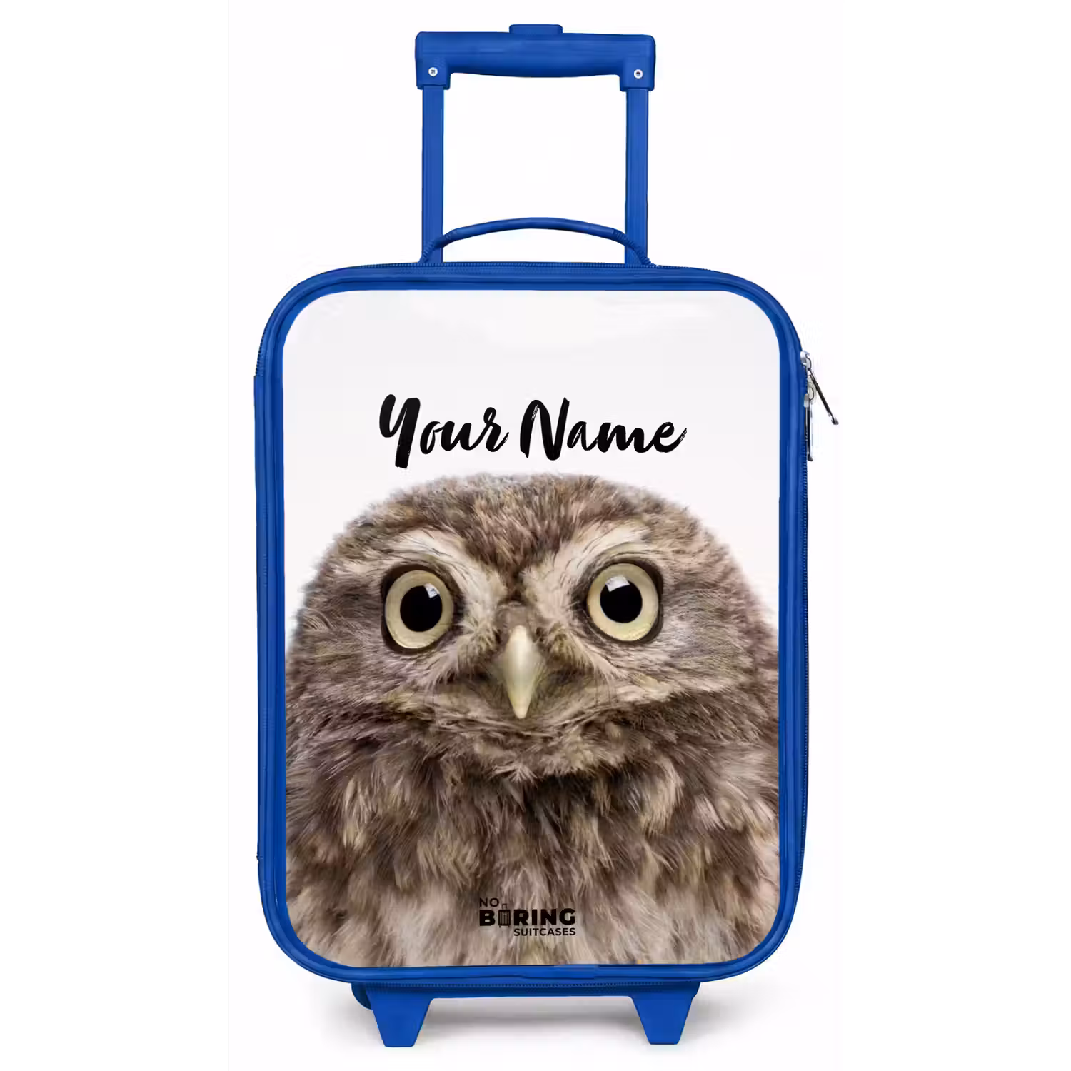 Ulke Uil Kinderkoffer - Blauw klein -zz3dotto