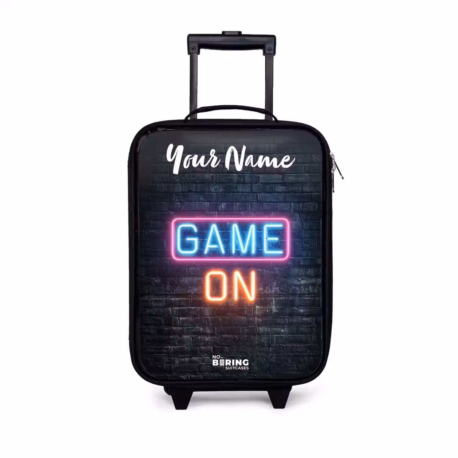 Game - Neon - Muur Kinderkoffer - Zwart klein -3d