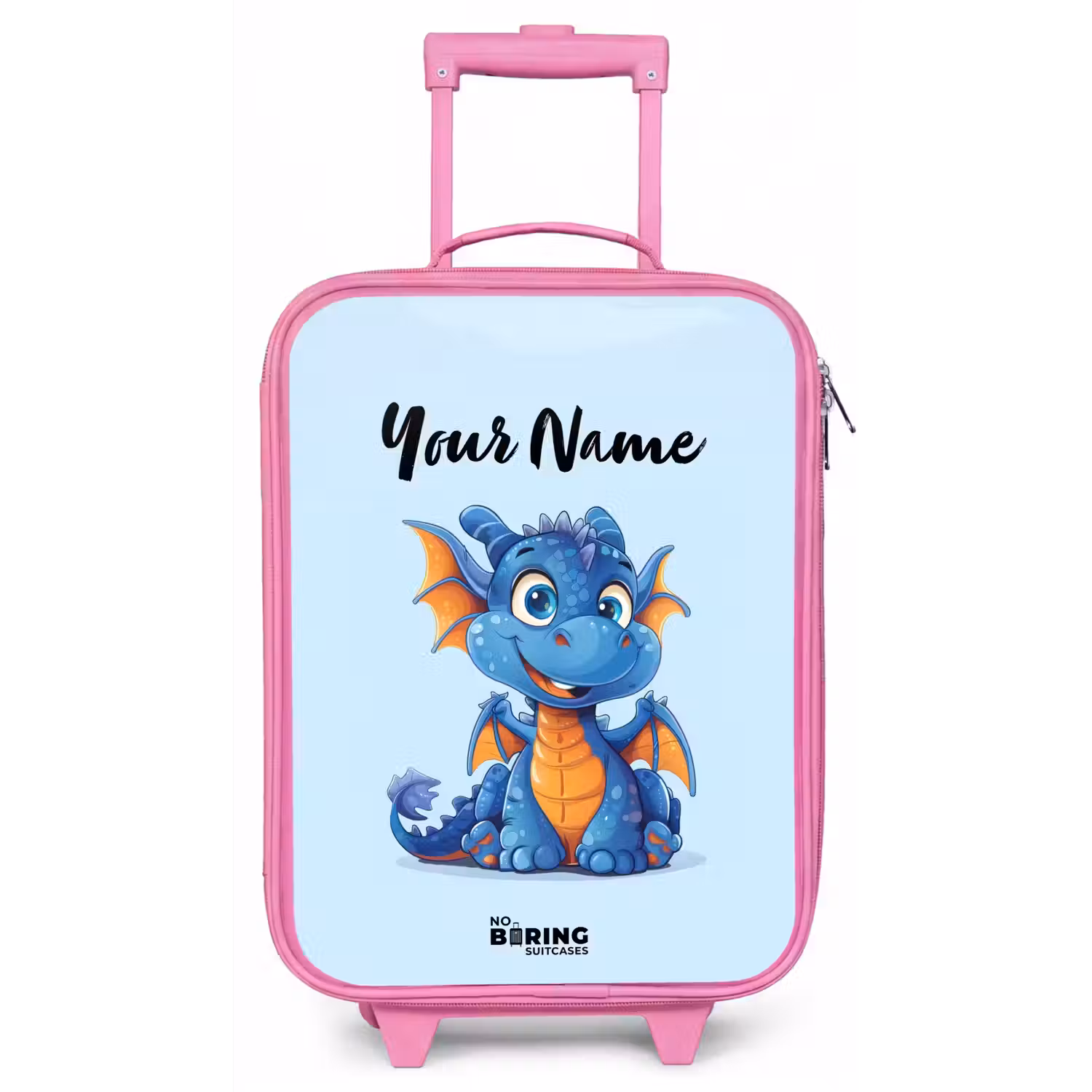 Dinky draakje Kinderkoffer - Roze klein -zz3dotto