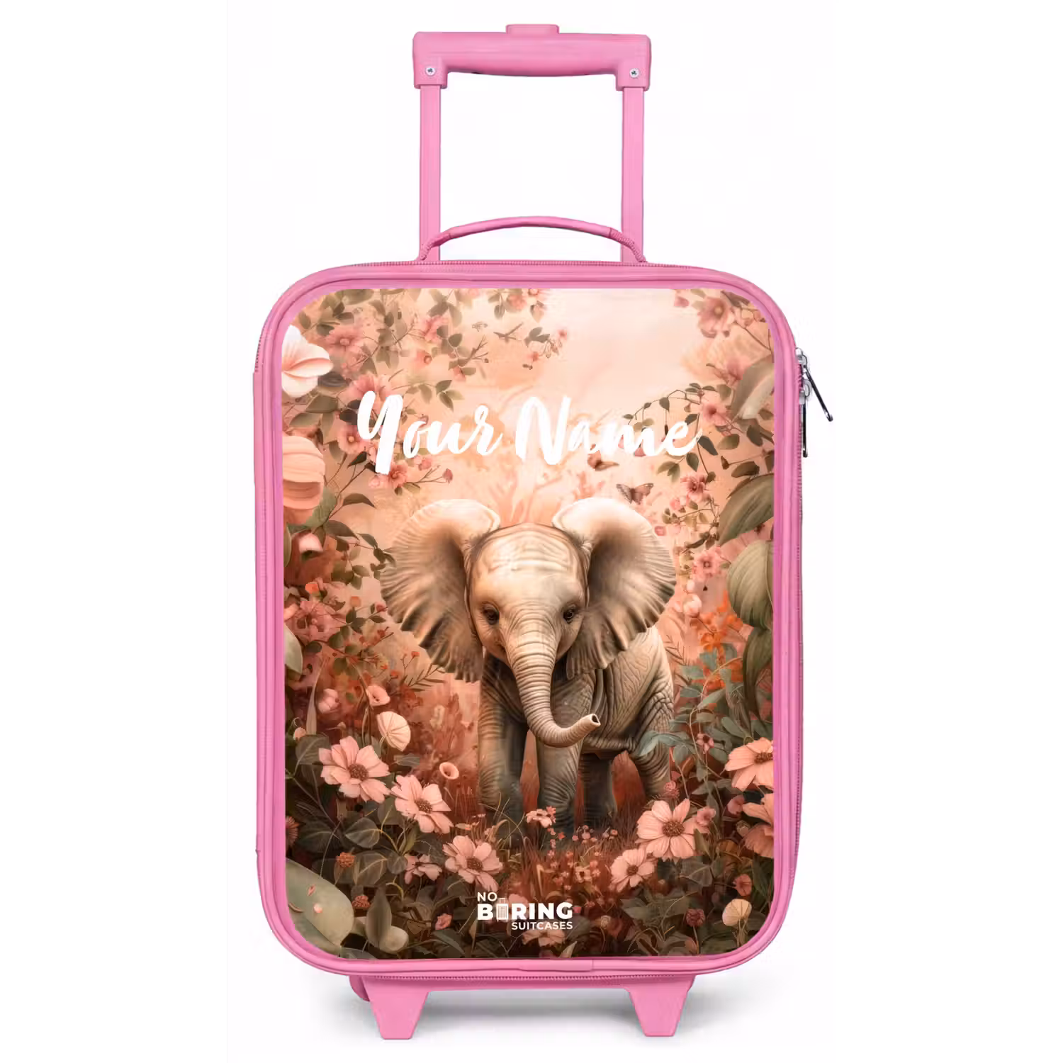 Flora flapoor Kinderkoffer - Roze klein -zz3dotto