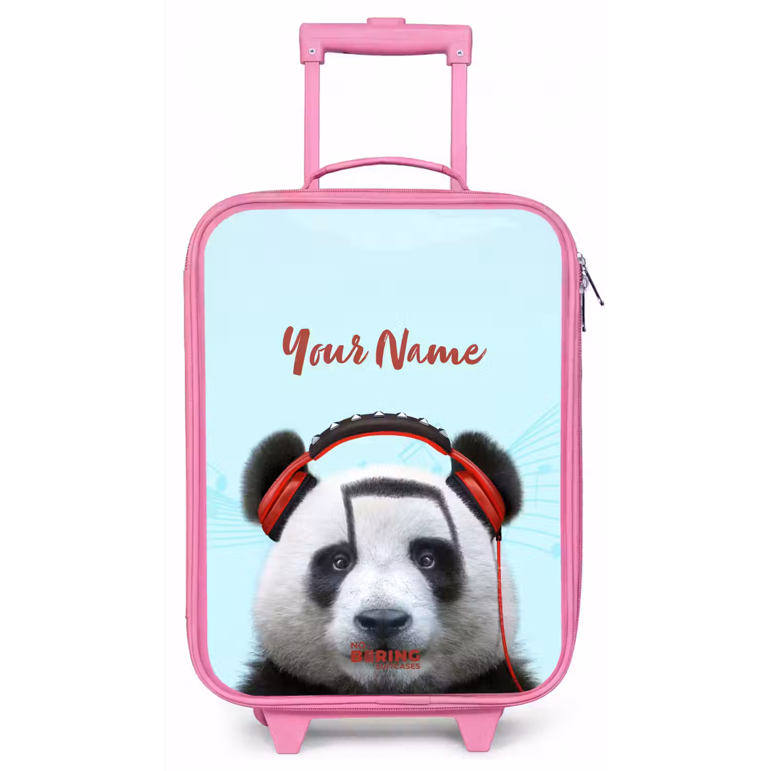 Kees de Panda Kinderkoffer - Roze klein -zz3dotto