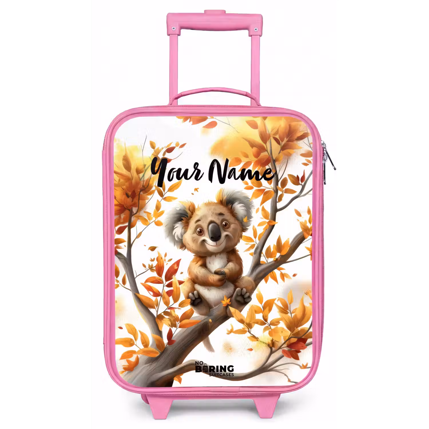 Kenny koala Kinderkoffer - Roze klein -zz3dotto