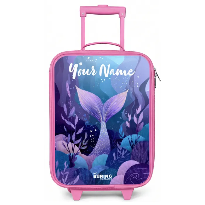 Zeemeermin - Onderwater - Paars - Blauw Kinderkoffer - Roze klein -zz3dotto