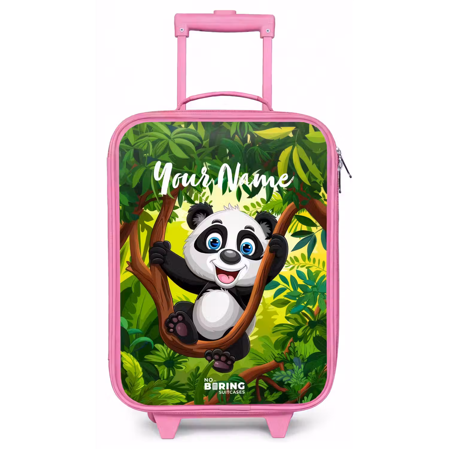 Pedro panda Kinderkoffer - Roze klein -zz3dotto