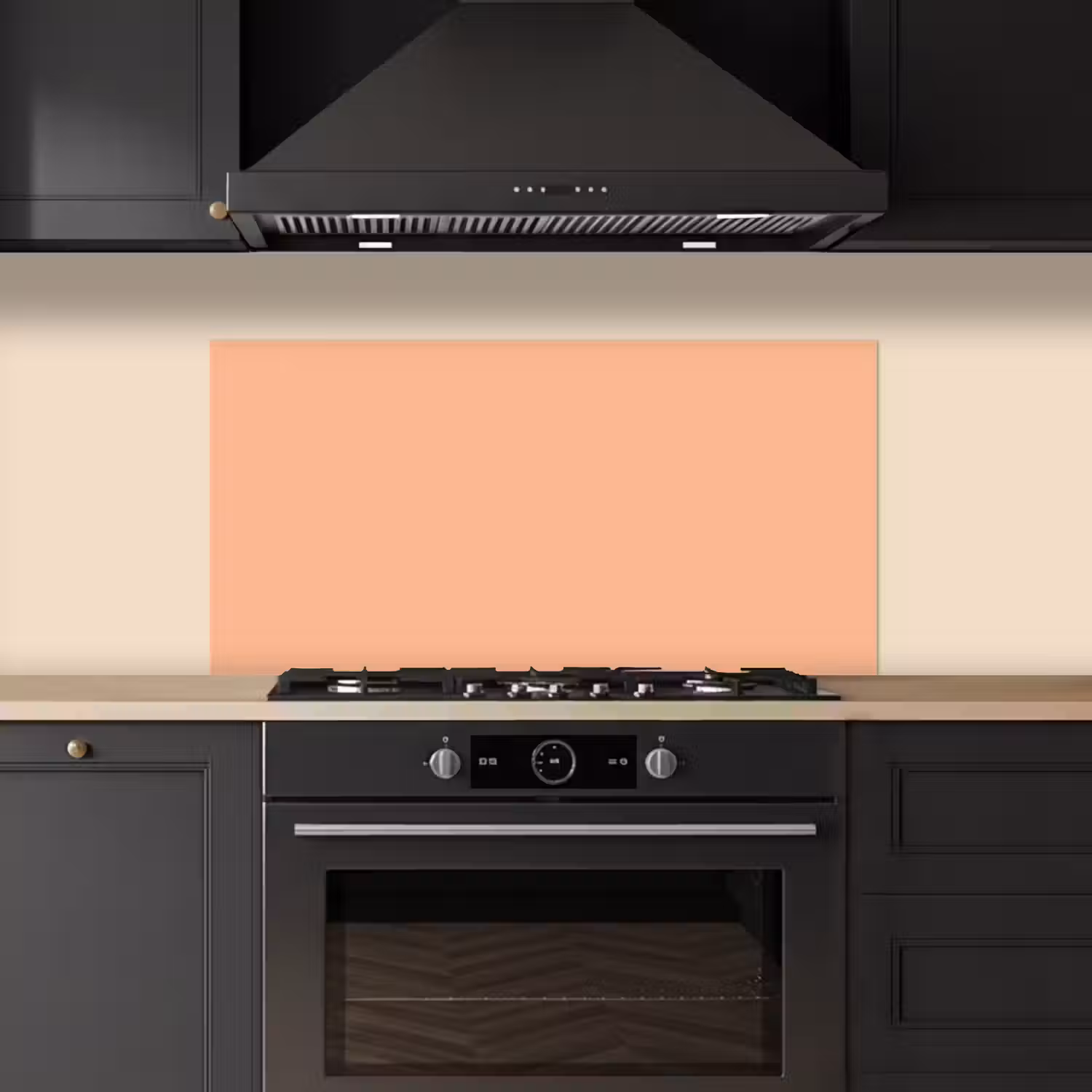 Abrikoos - Roze - Pastel - Effen - Kleur keuken achterwand spatscherm middel 899 -sfeer1