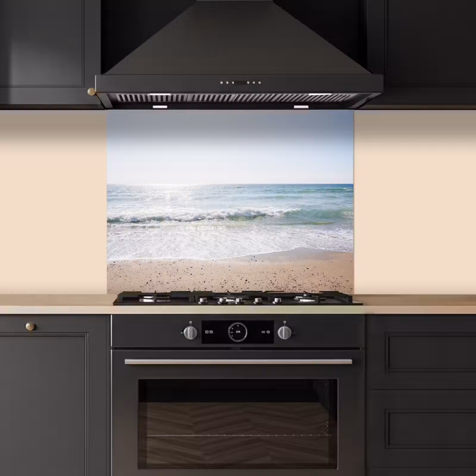 Strand - Water - Turquoise keuken achterwand spatscherm middel -sfeer1