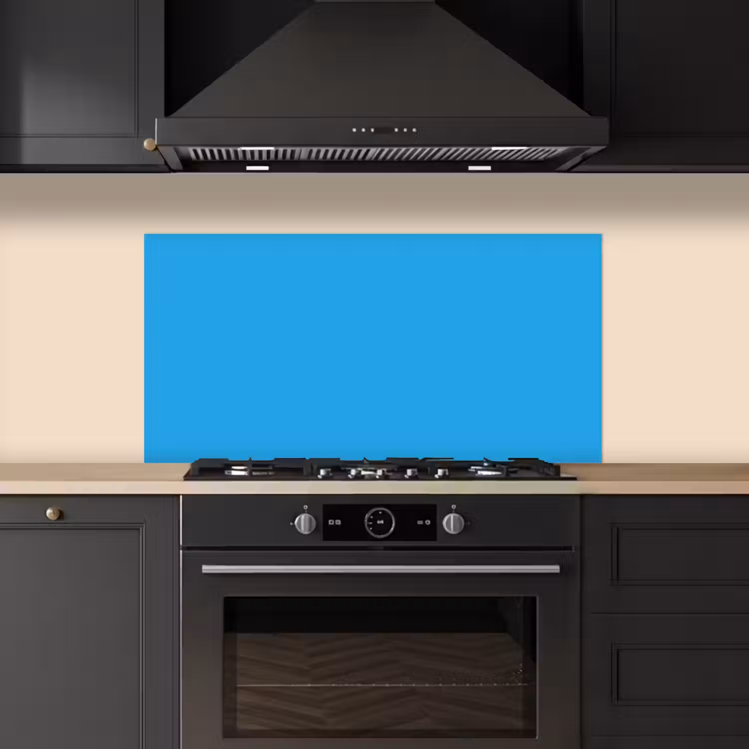 Blauw - Licht - Kleuren keuken achterwand spatscherm middel 899 -sfeer1