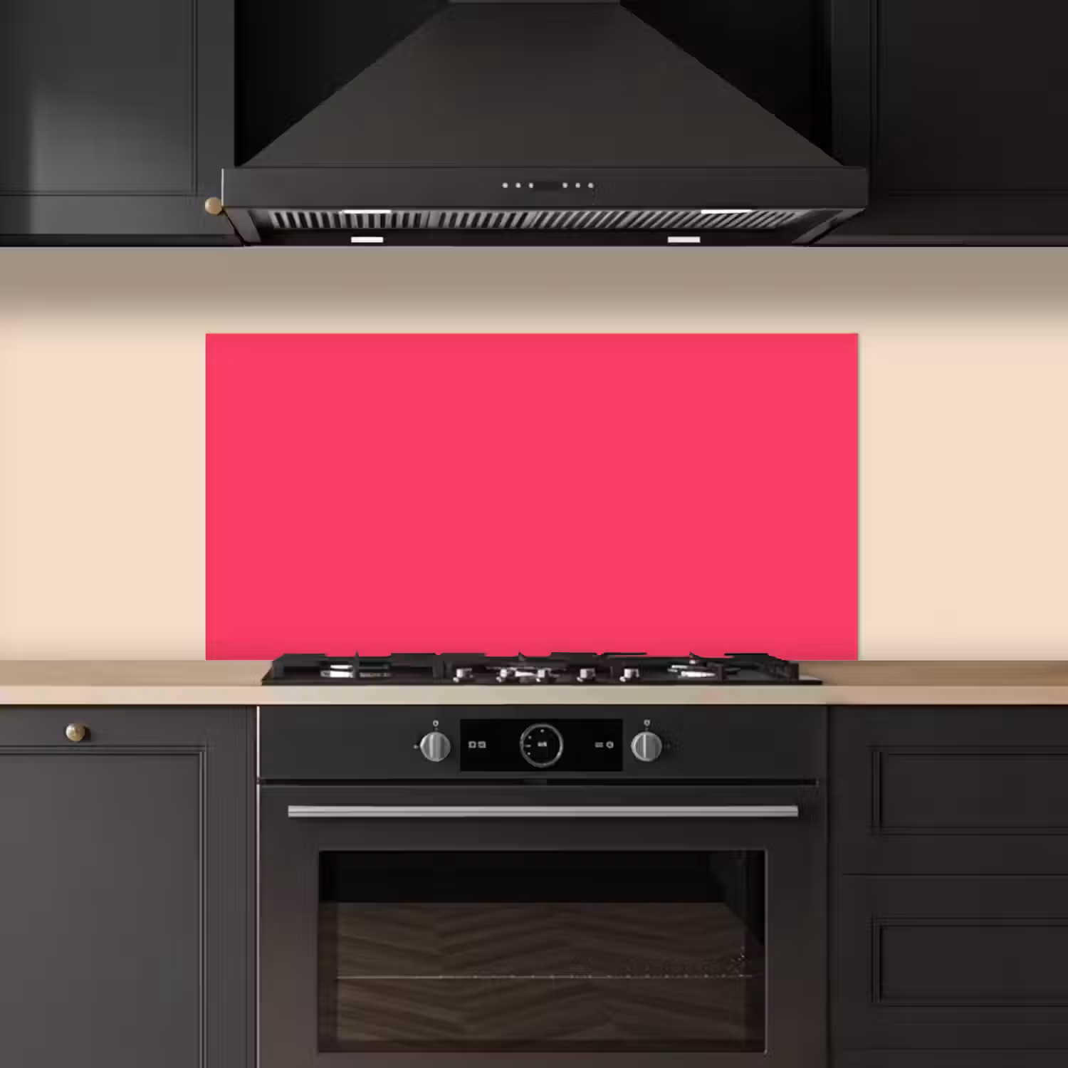 Karmijn - Kleuren - Palet - Roze keuken achterwand spatscherm middel 899 -sfeer1