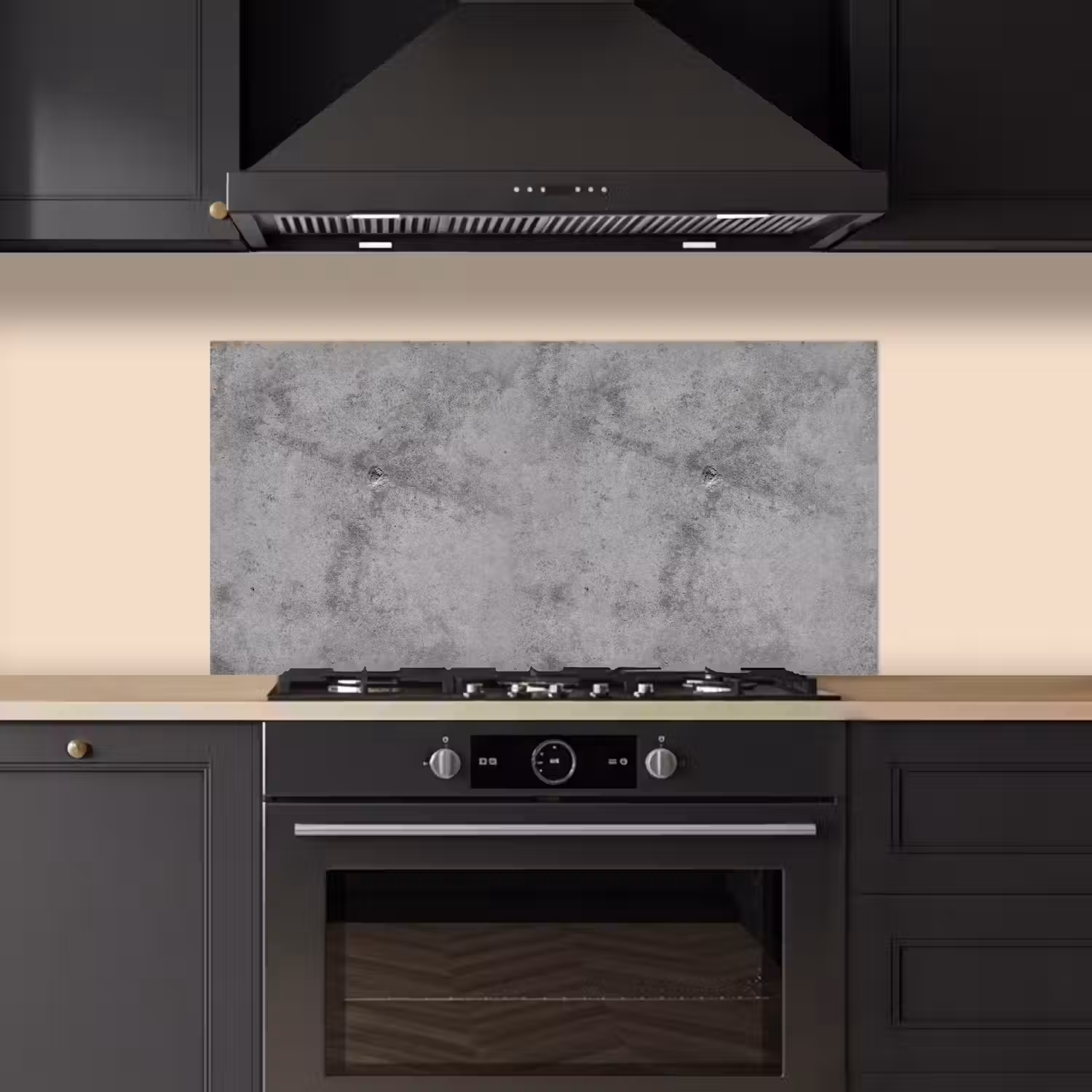 Beton - Grijs - Patronen keuken achterwand spatscherm middel 899 -sfeer1