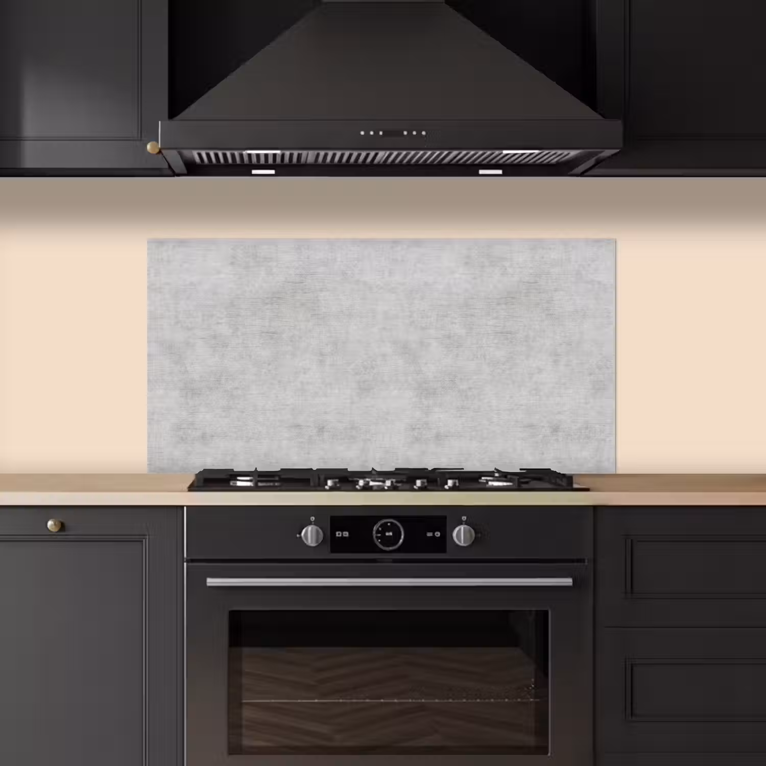 Beton - Grijs - Industrieel - Patroon keuken achterwand spatscherm middel 899 -sfeer1