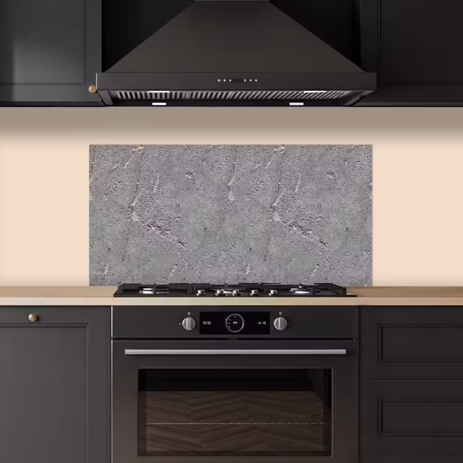 Beton - Patronen - Steen keuken achterwand spatscherm middel 899 -sfeer1