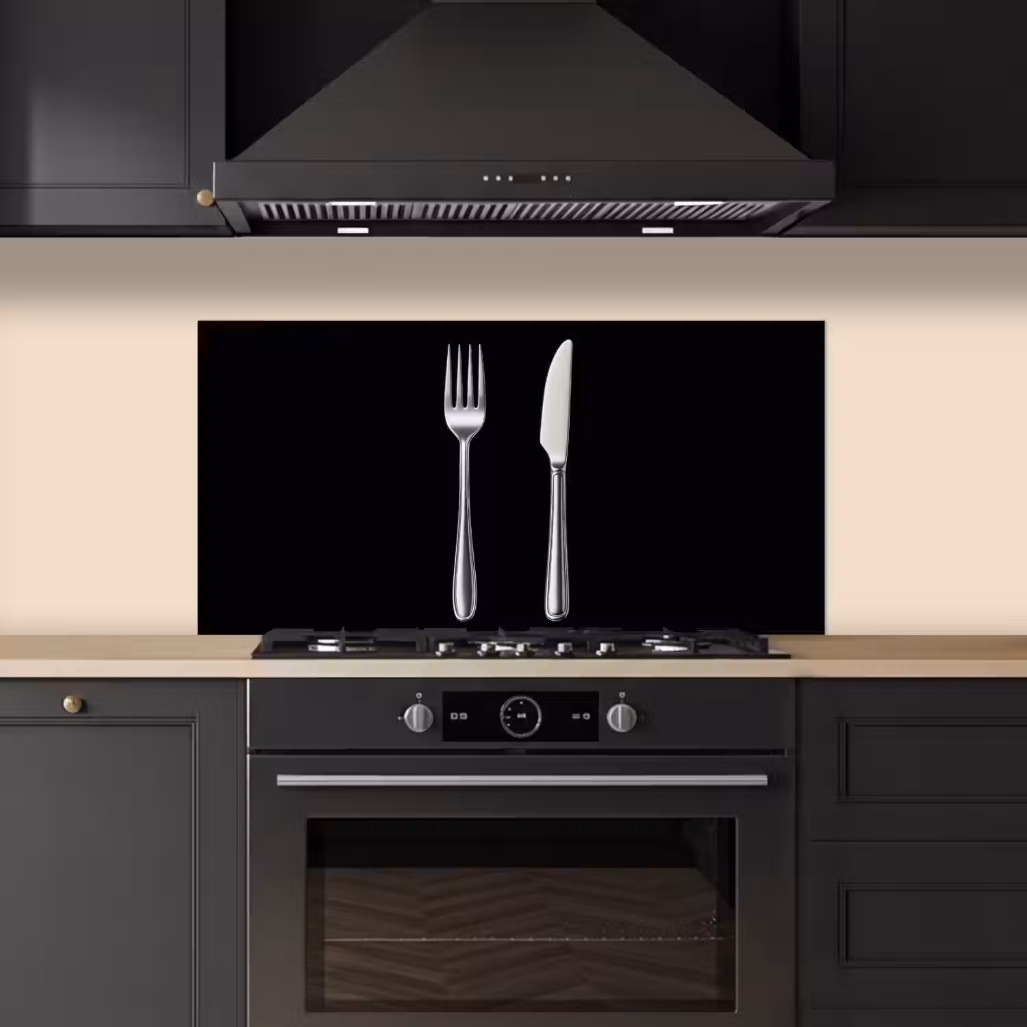 Bestek - Klassiek - Elegant keuken achterwand spatscherm middel -sfeer1