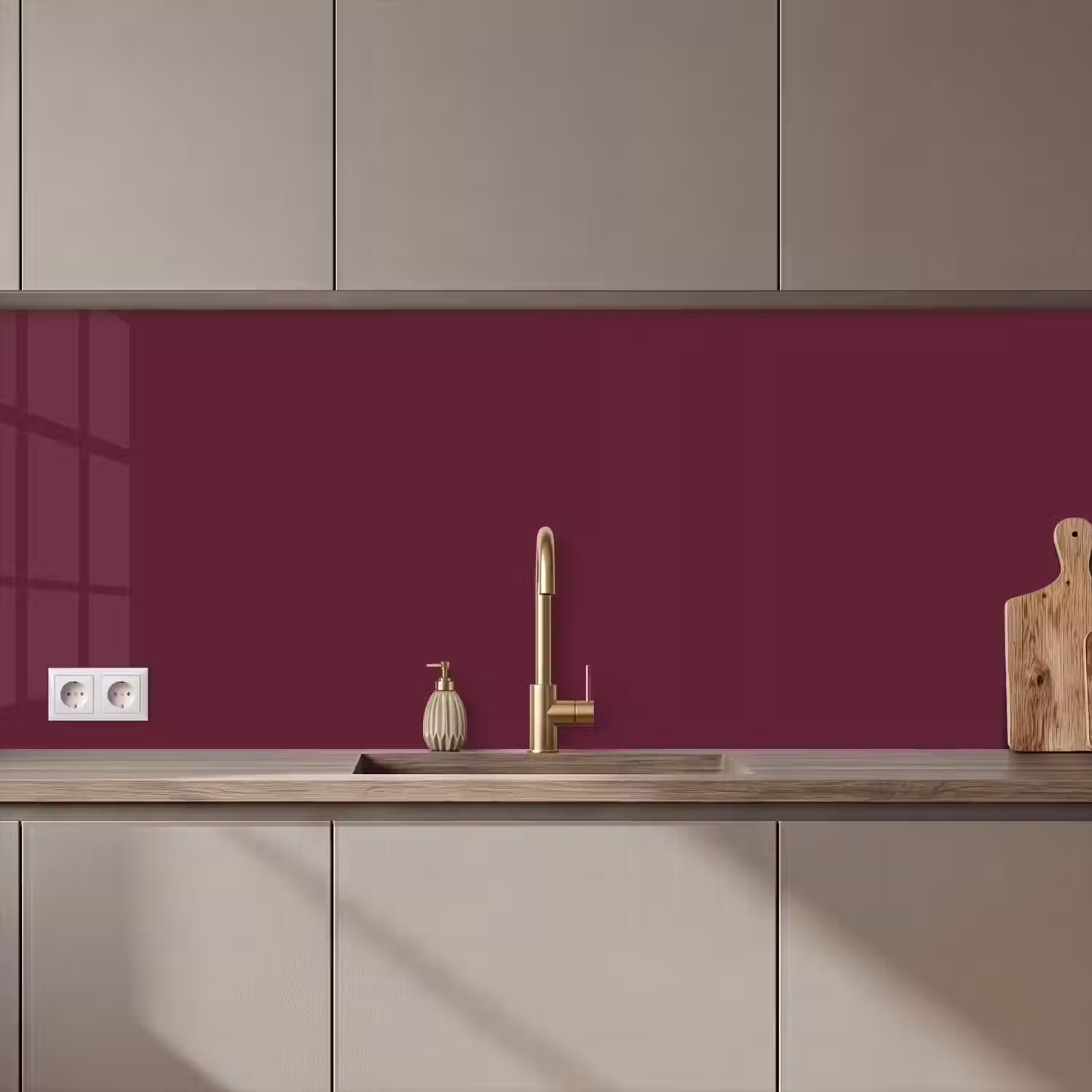 Deep - Plum - Paars keuken achterwand 2 middel 871 zz_3dshopping