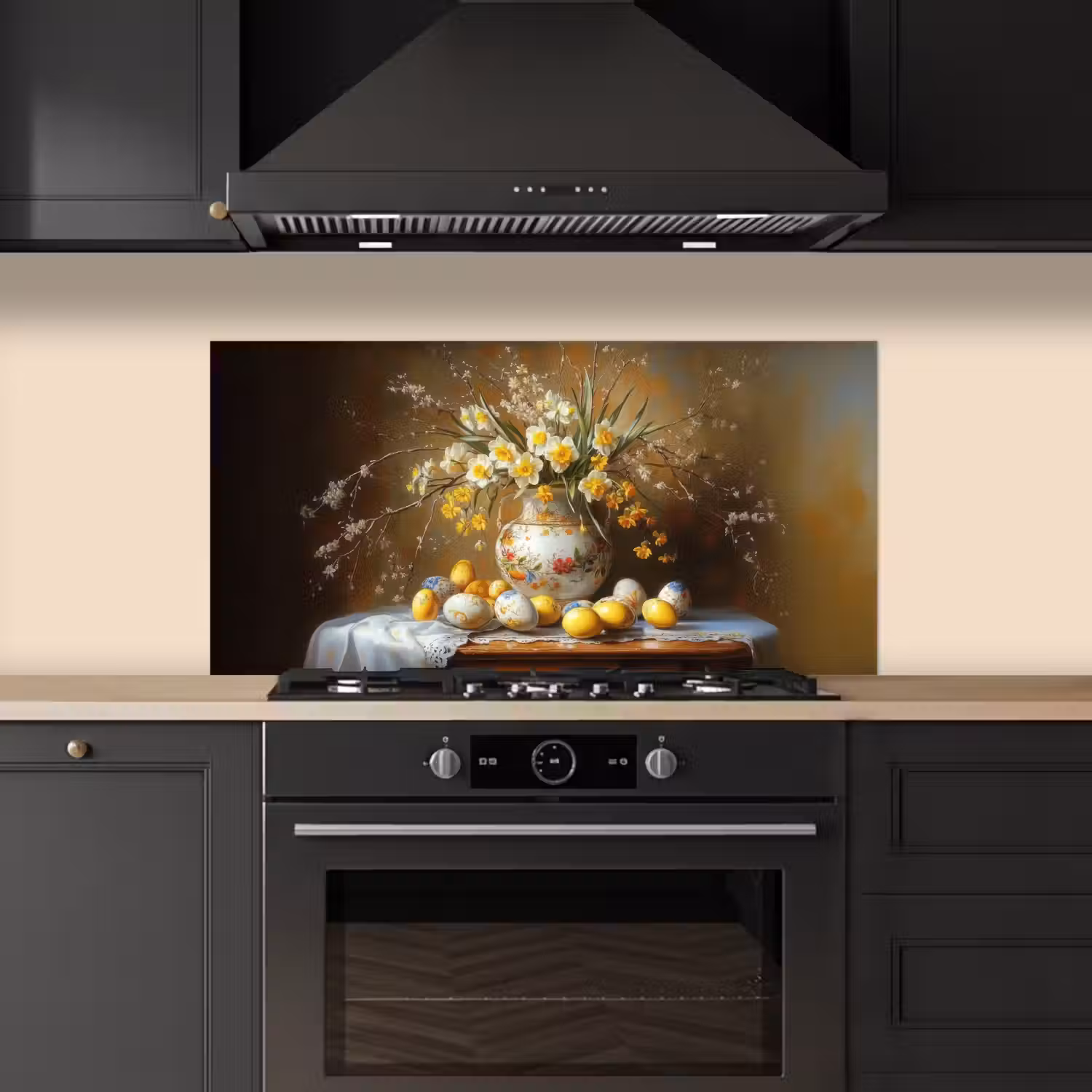 Paaseieren - Stilleven - Vaas keuken achterwand spatscherm middel -sfeer1