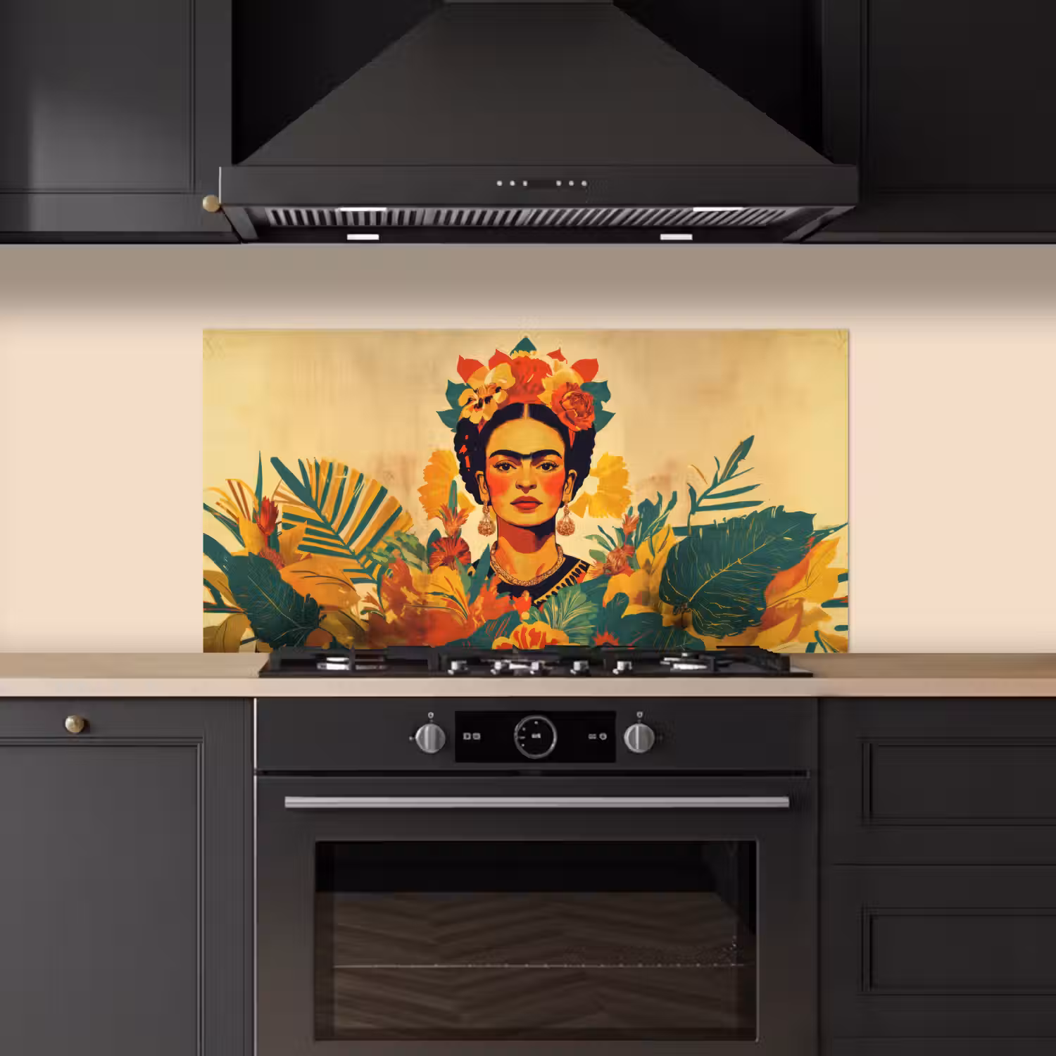 Vrouwelijk - Bloemen - Sieraden keuken achterwand spatscherm middel -sfeer1