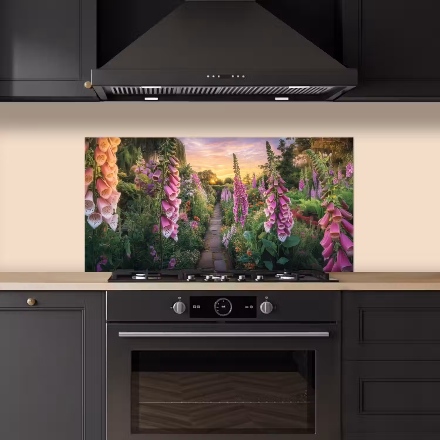 Vingerhoedskruid - Bloemen - Tuin keuken achterwand spatscherm middel -sfeer1