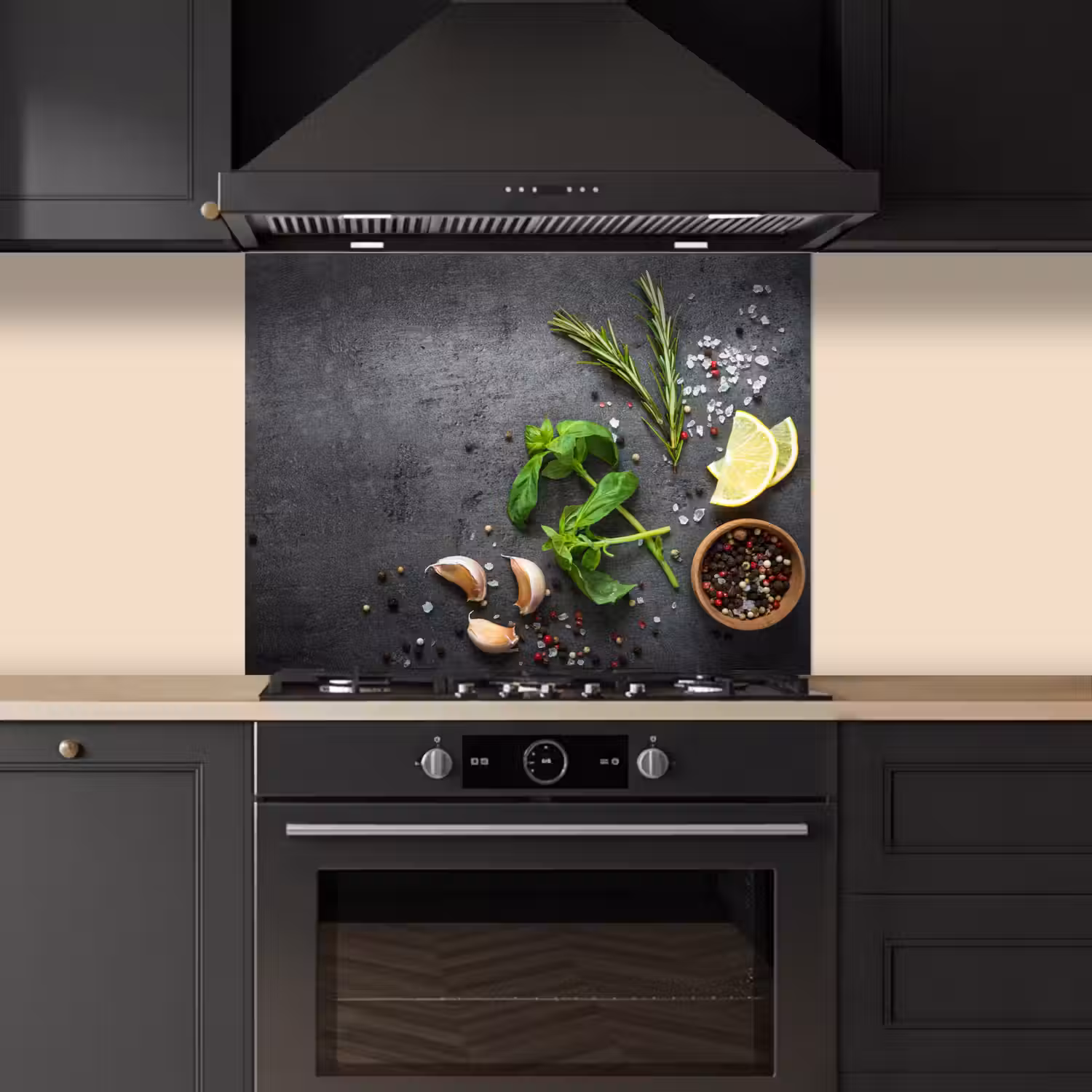 Gastronomisch Stilleven keuken achterwand spatscherm middel -sfeer1