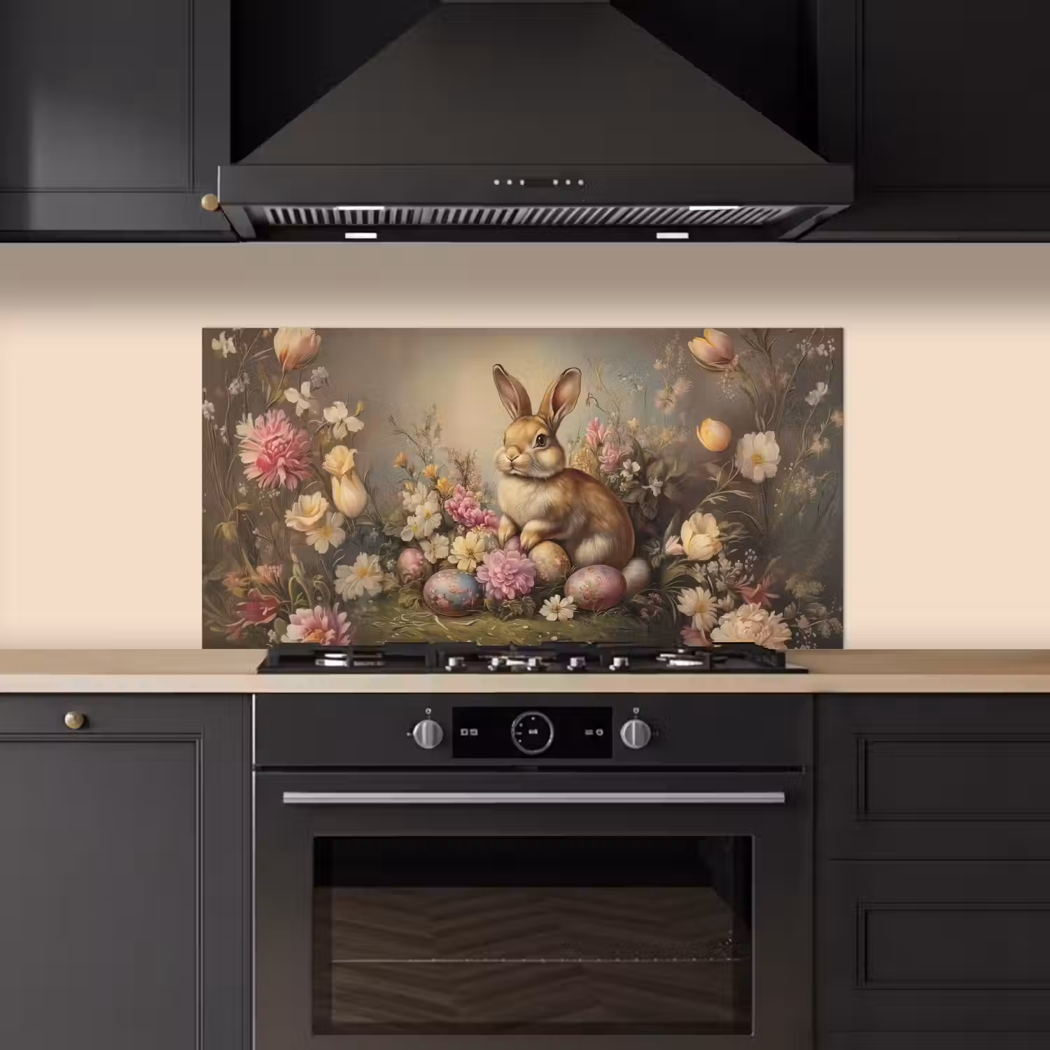 Haas - Stilleven - Bloemen keuken achterwand spatscherm middel -sfeer1