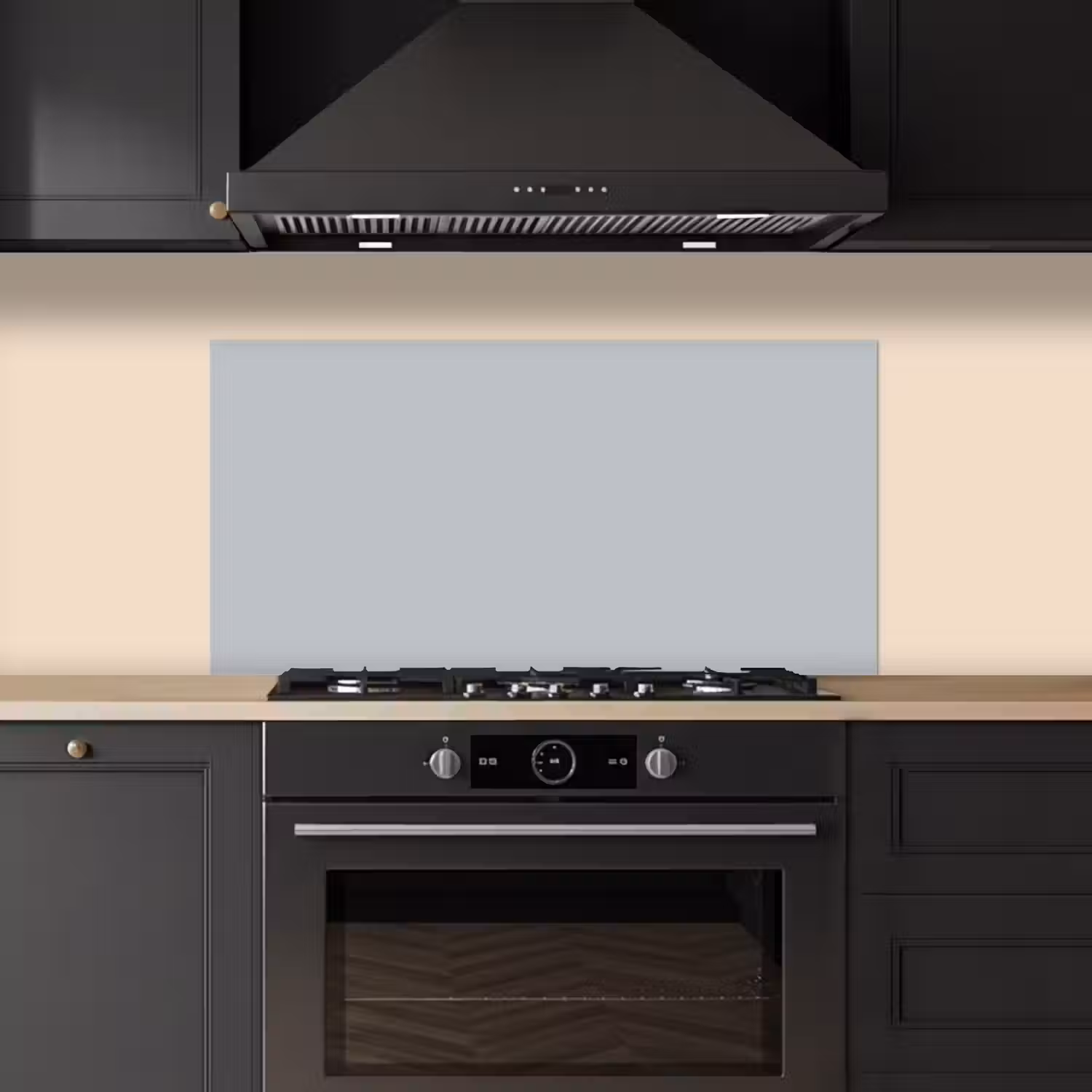 Interieur - Grijs - Licht keuken achterwand spatscherm middel 899 -sfeer1