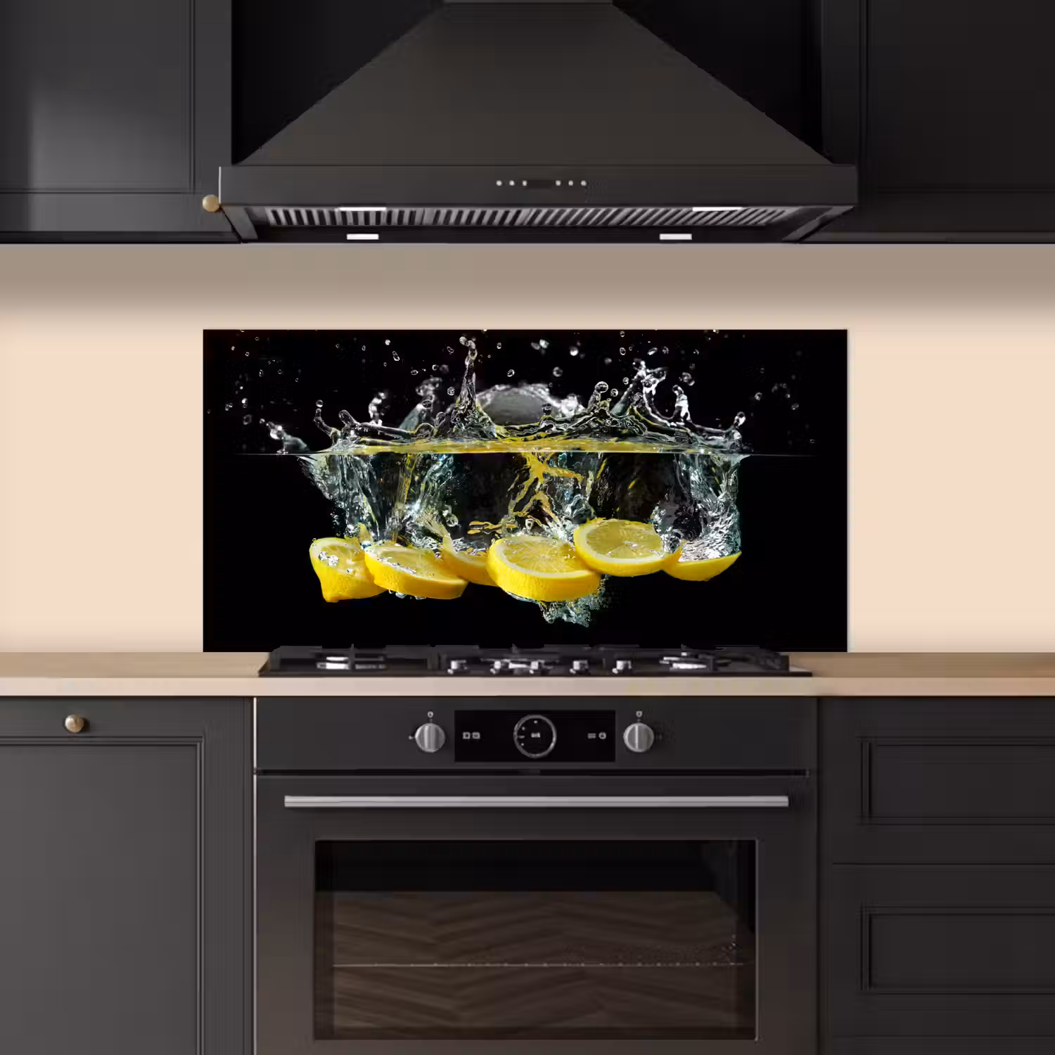 Citroen - Fruit - Geel - Stilleven - Water keuken achterwand spatscherm middel -sfeer1