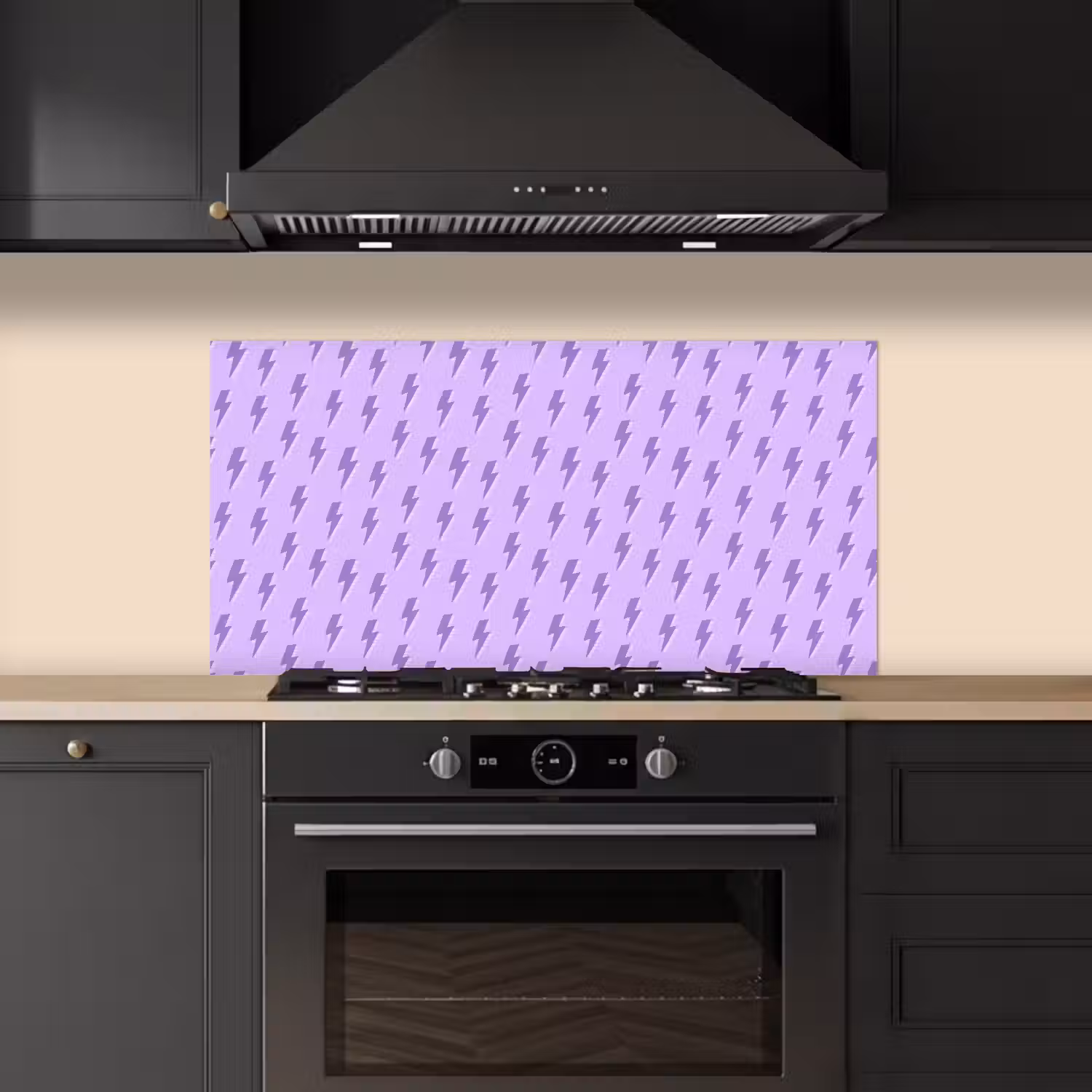 Bliksem - Paars - Lila keuken achterwand spatscherm middel 899 -sfeer1
