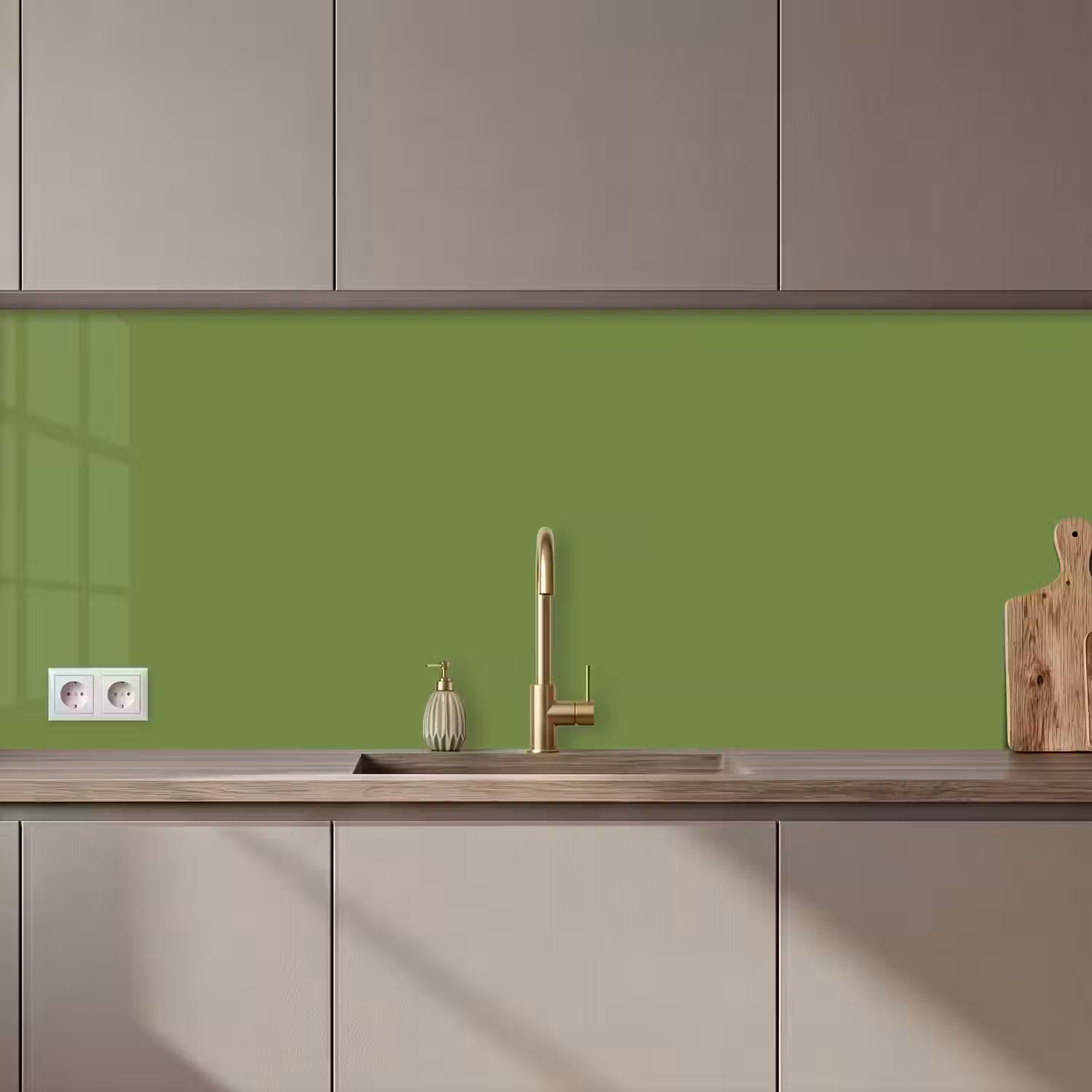Moss - Green - Groen keuken achterwand 2 middel 871 zz_3dshopping