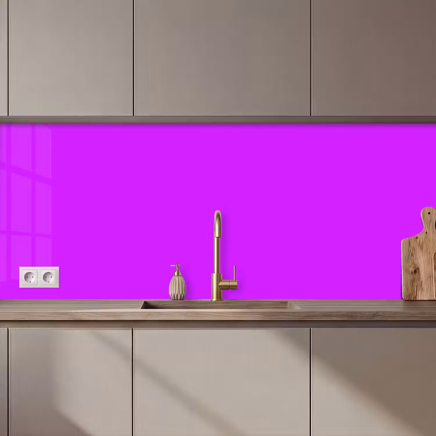 Neon - Orchid - Paars keuken achterwand 2 middel 871 zz_3dshopping