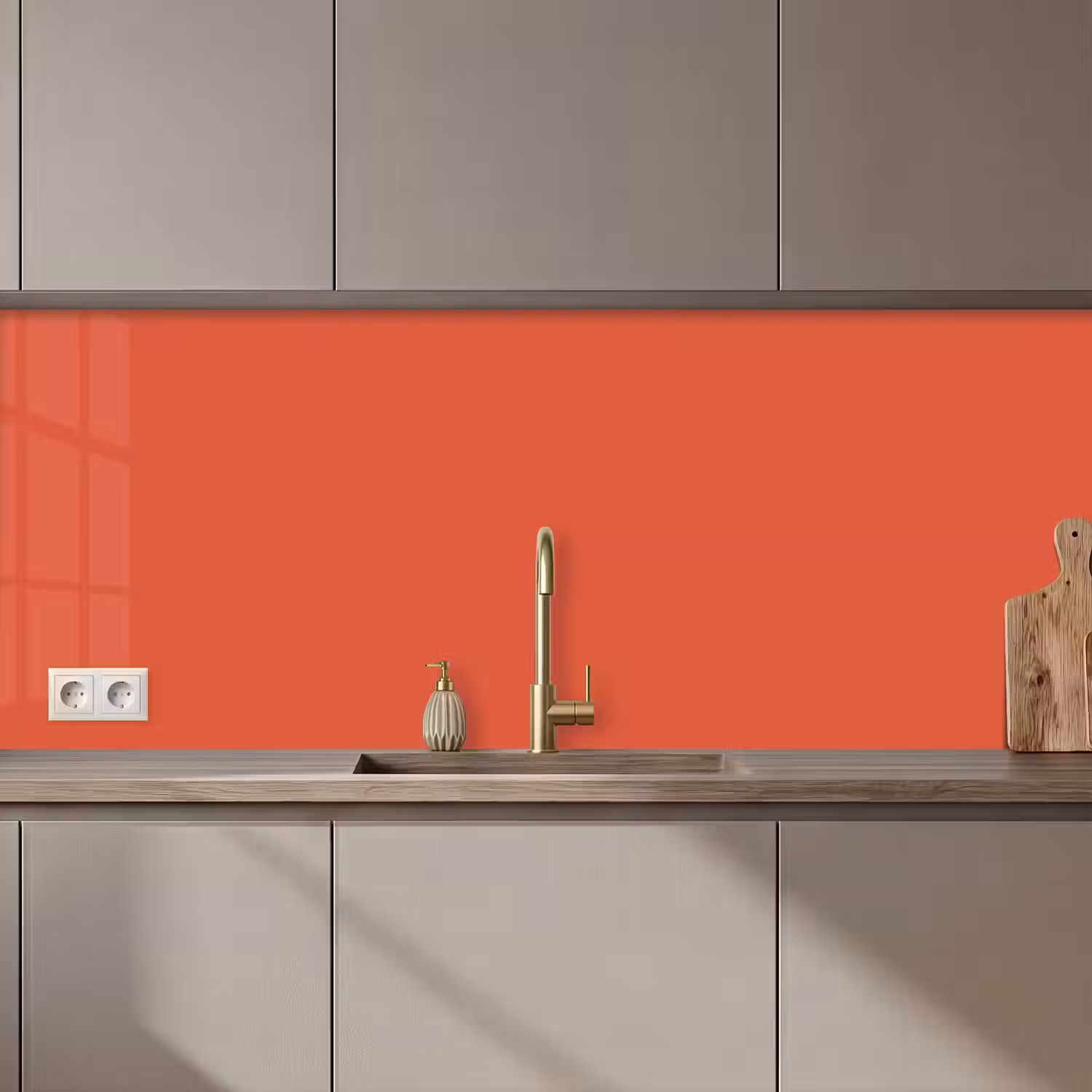 Rustic - Clay - Oranje keuken achterwand 2 middel 871 zz_3dshopping