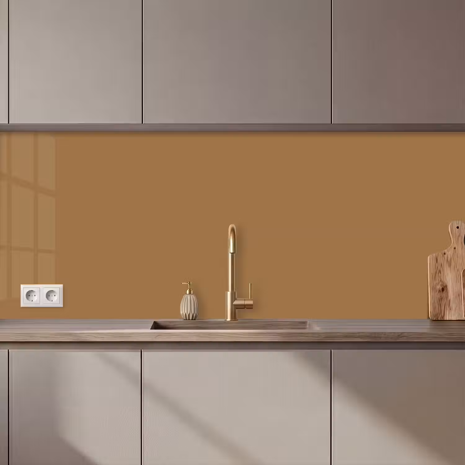 Sahara - Earth - Oranje keuken achterwand 2 middel 871 zz_3dshopping