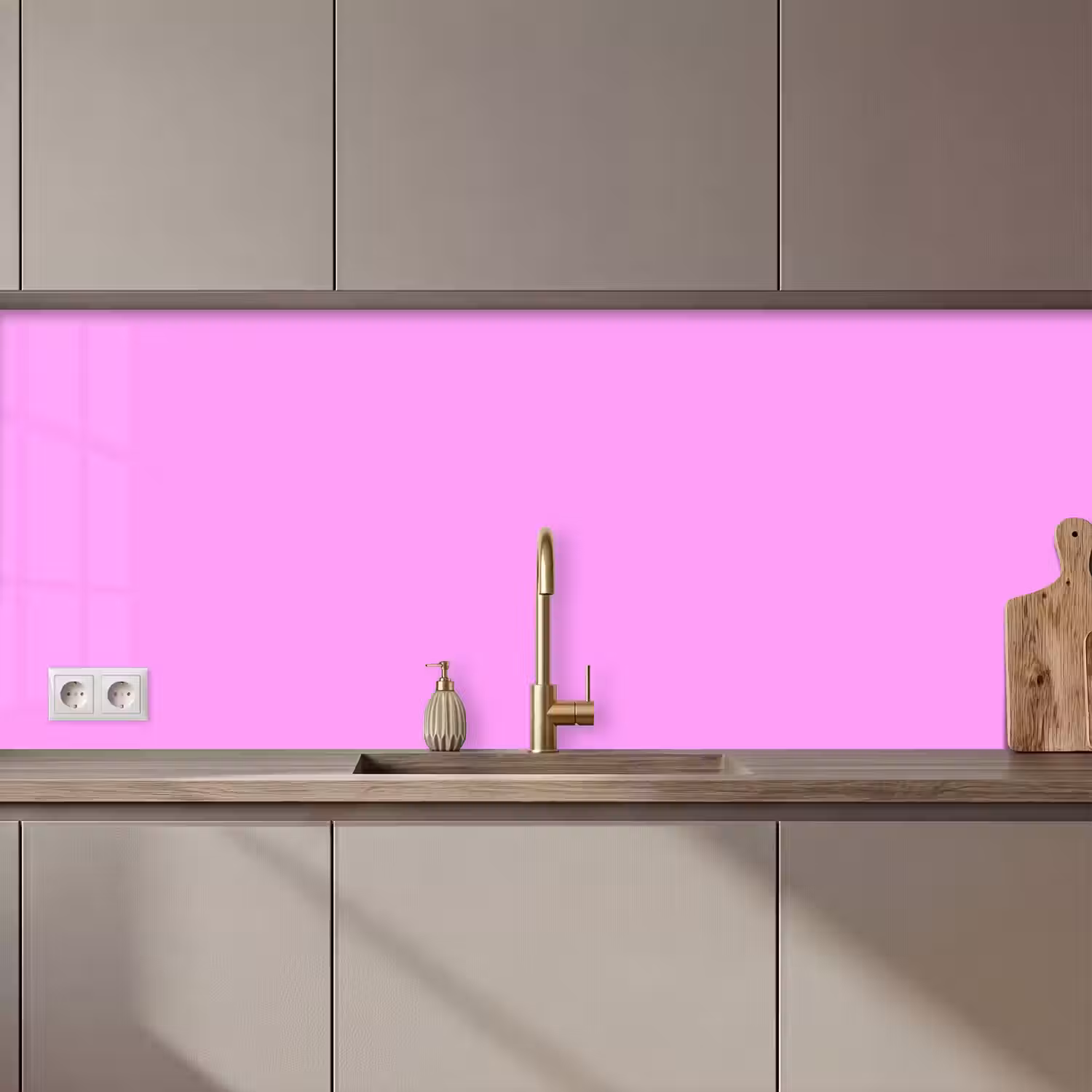 Soft - Lavender - Roze keuken achterwand 2 middel 871 zz_3dshopping