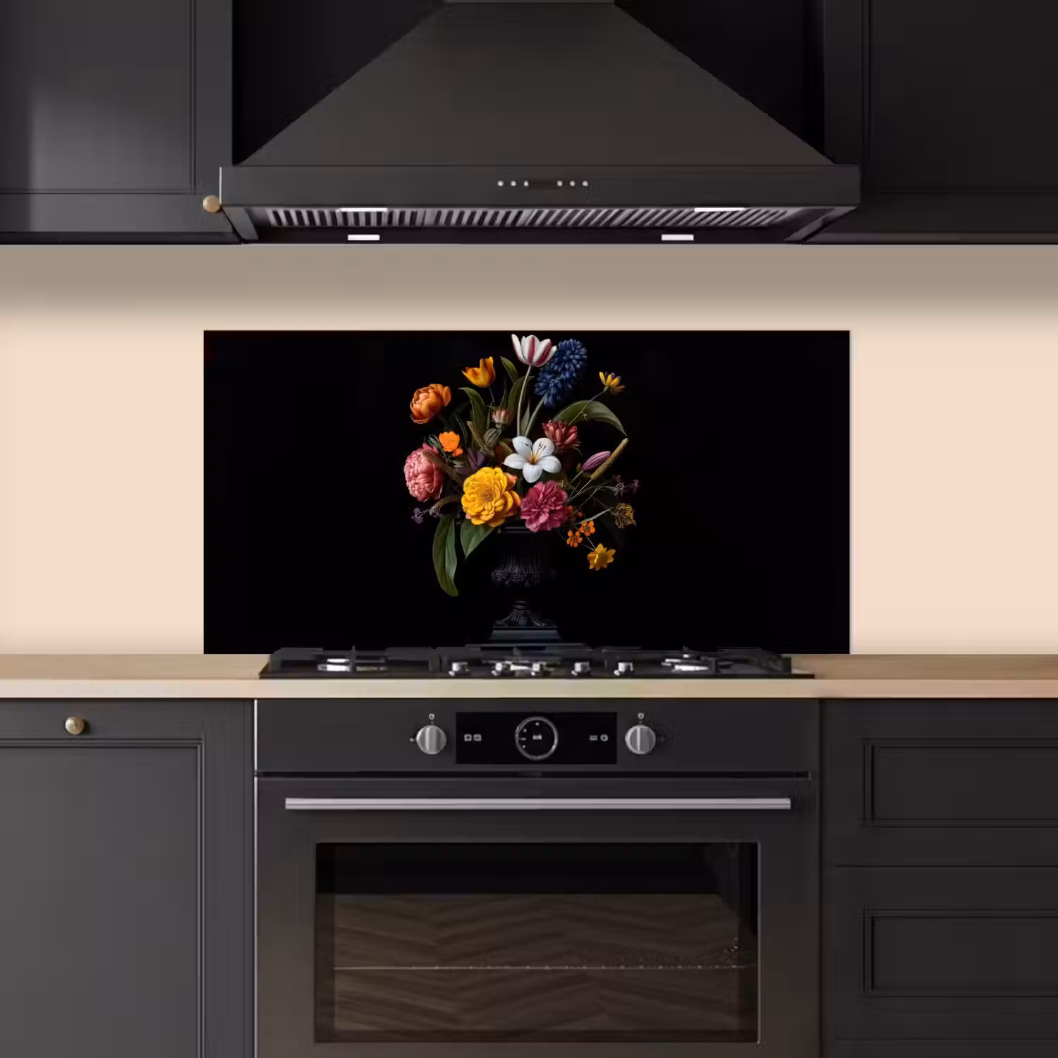 Lente - Bloemen - Klassiek - Vaas keuken achterwand spatscherm middel -sfeer1