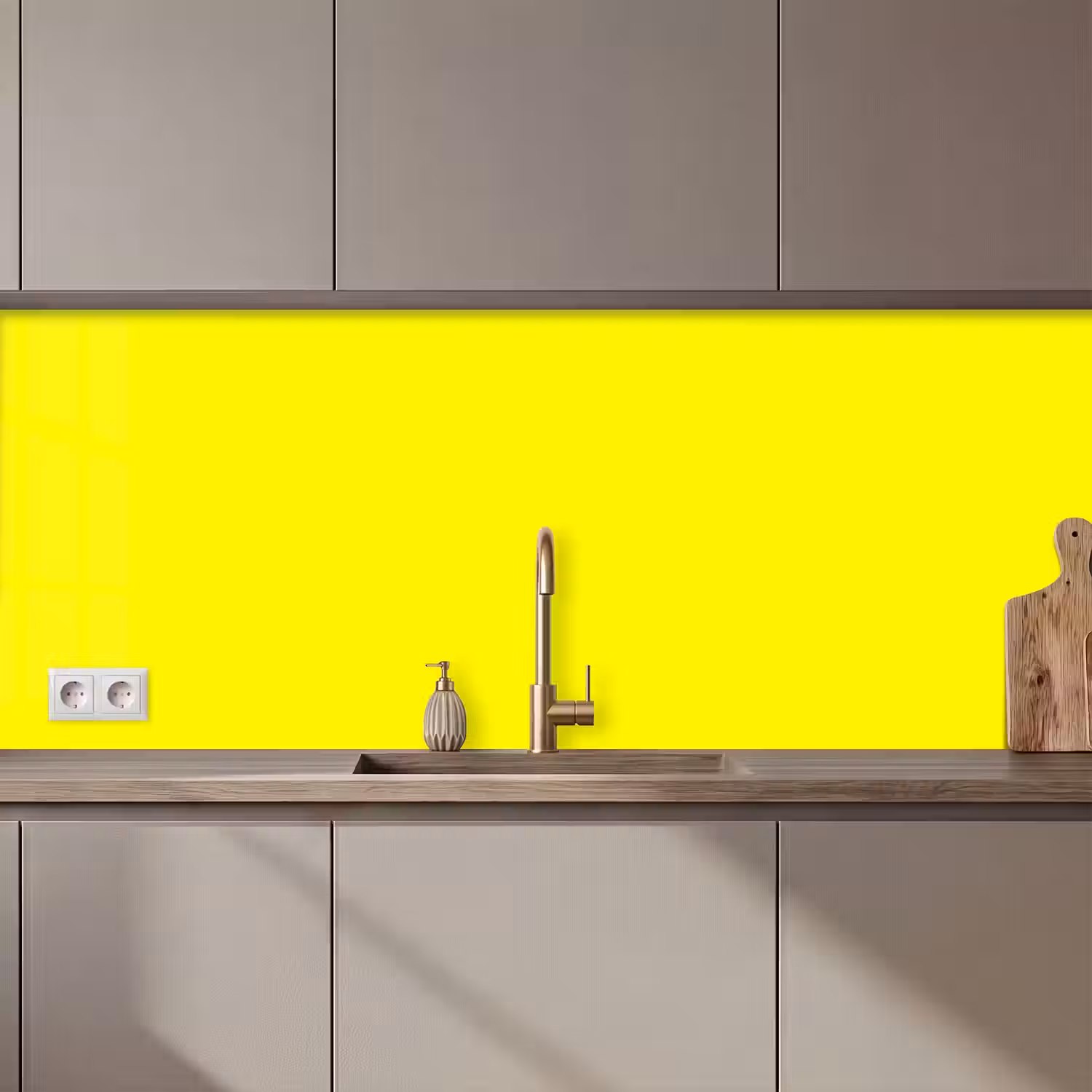 Sunshine - Glow - Geel keuken achterwand 2 middel 871 zz_3dshopping