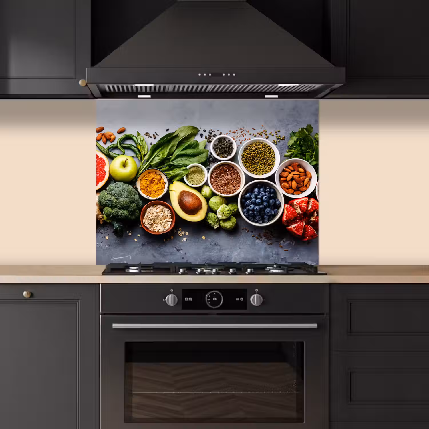 Symfonie van Superfoods keuken achterwand spatscherm middel -sfeer1