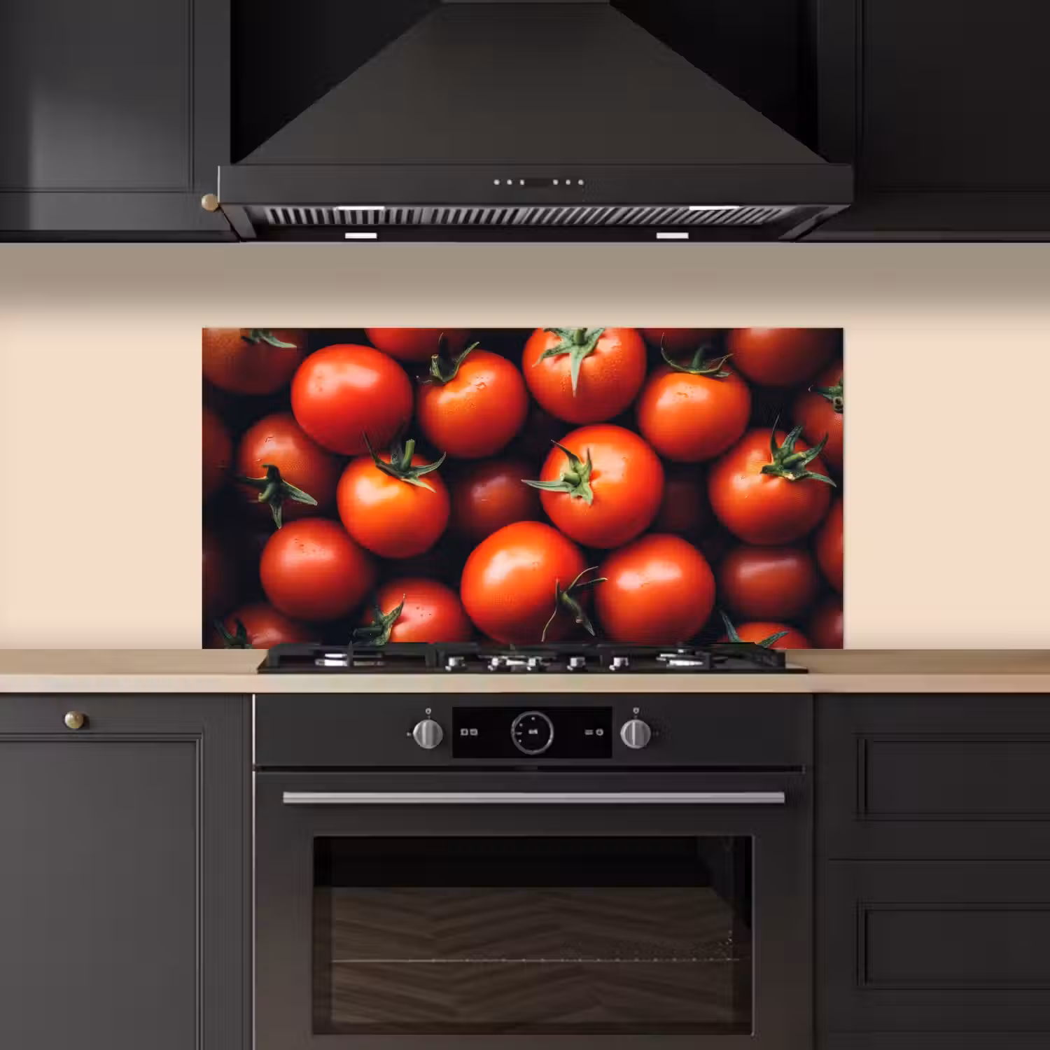 Groente - Rood - Tomaten keuken achterwand spatscherm middel -sfeer1