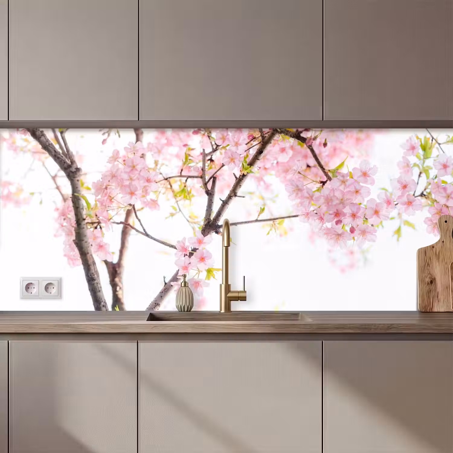 Kersenbloesem - Roze - Bloemen - Sakura - Natuur keuken achterwand 2 middel zz_3dshopping