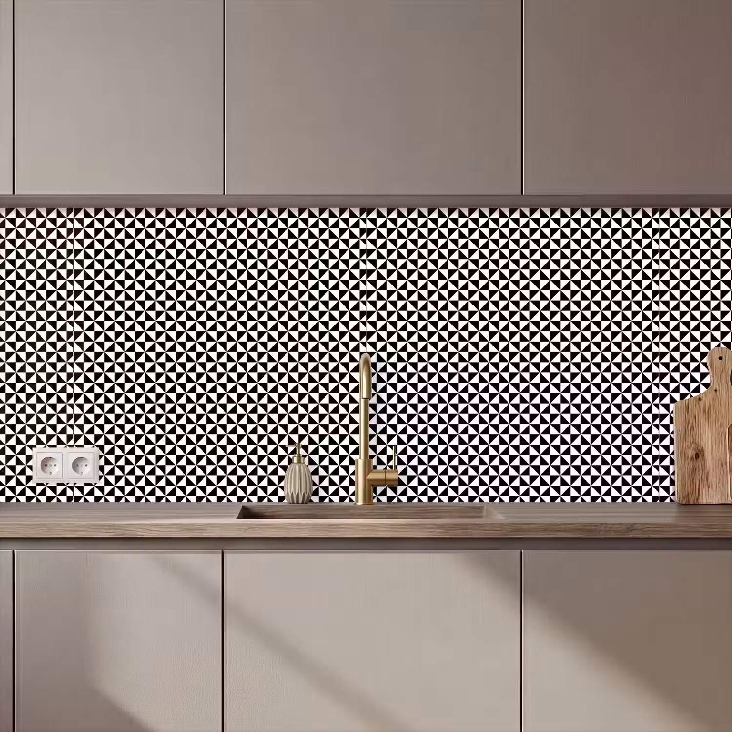 Design - Geometrie - Patroon keuken achterwand 2 middel 871 zz_3dshopping