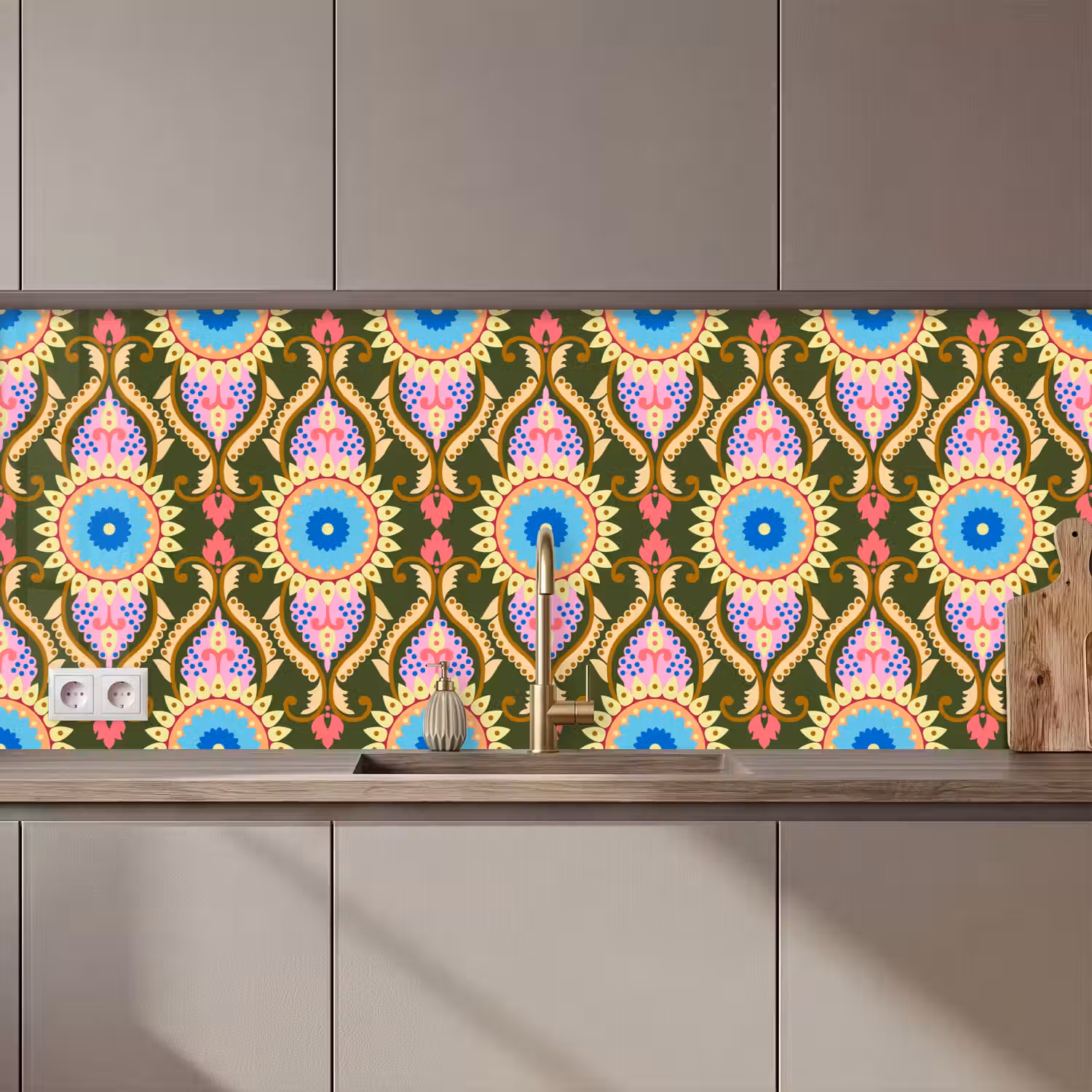 Design - Orient - Retro keuken achterwand 2 middel 871 zz_3dshopping