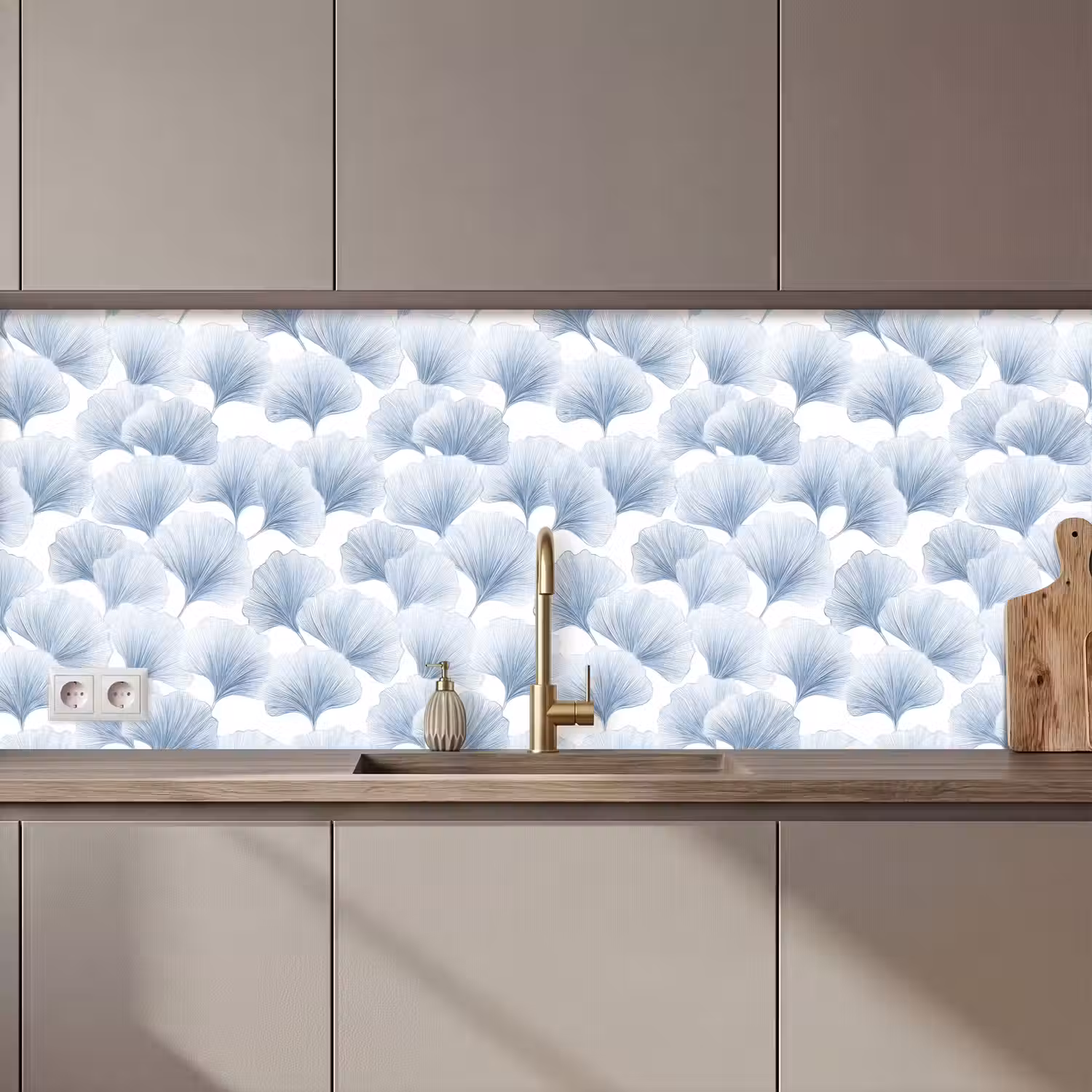 Waaier - Modern - Blauw keuken achterwand 2 middel 871 zz_3dshopping