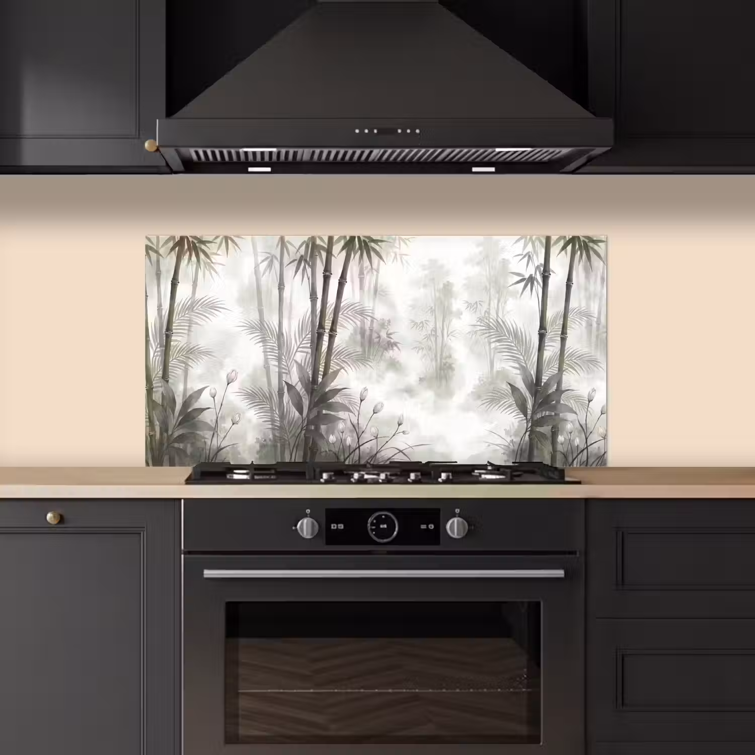 Bloemen - Knop - Tuin - Illustratie - Wit keuken achterwand spatscherm middel -sfeer1